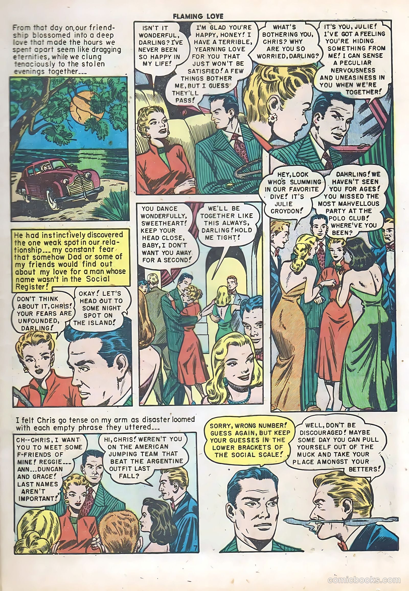 Flaming Love #5 (1950) — page 9 of 52