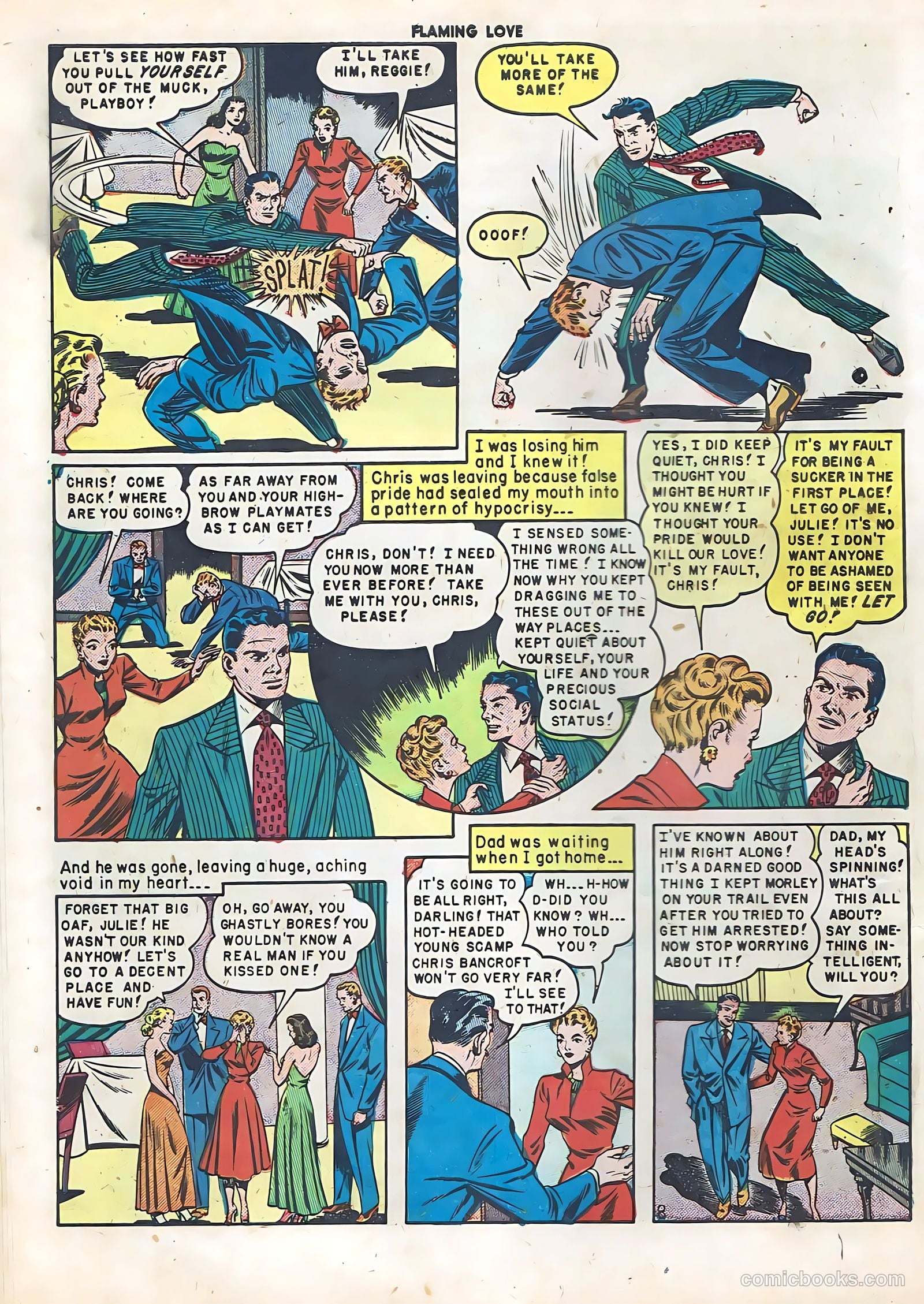 Flaming Love #5 (1950) — page 10 of 52