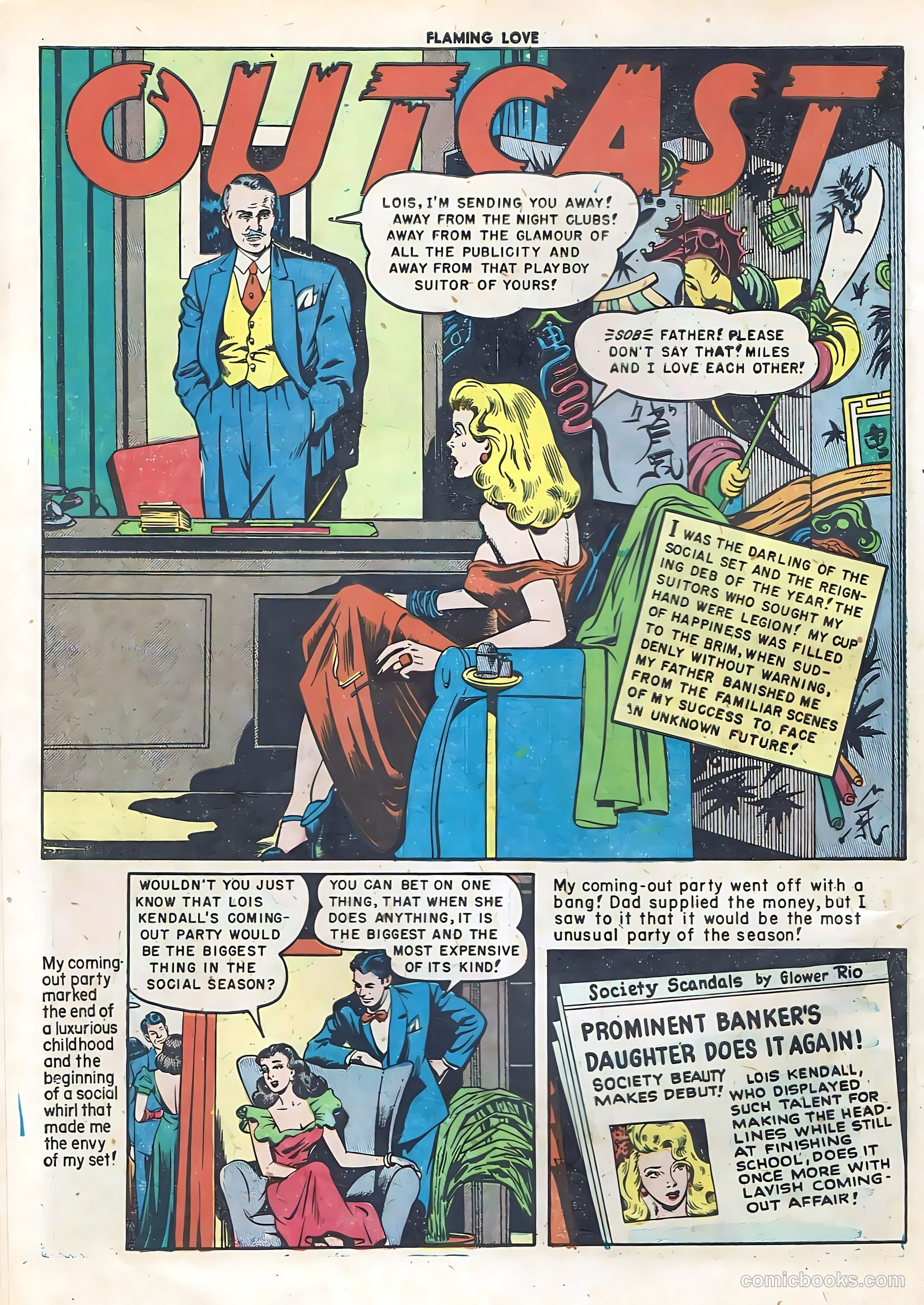 Flaming Love #5 (1950) — page 12 of 52