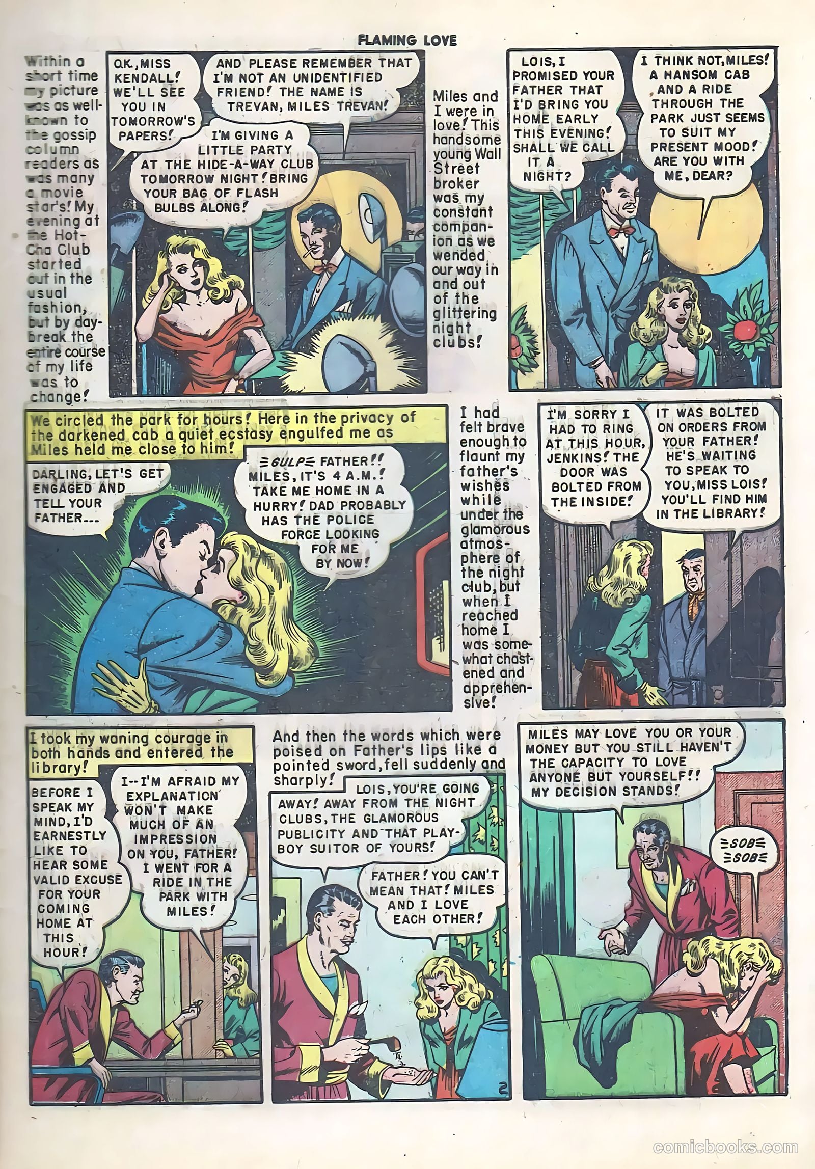 Flaming Love #5 (1950) — page 13 of 52
