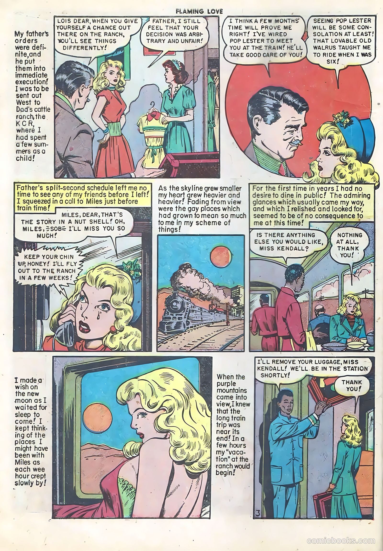 Flaming Love #5 (1950) — page 14 of 52