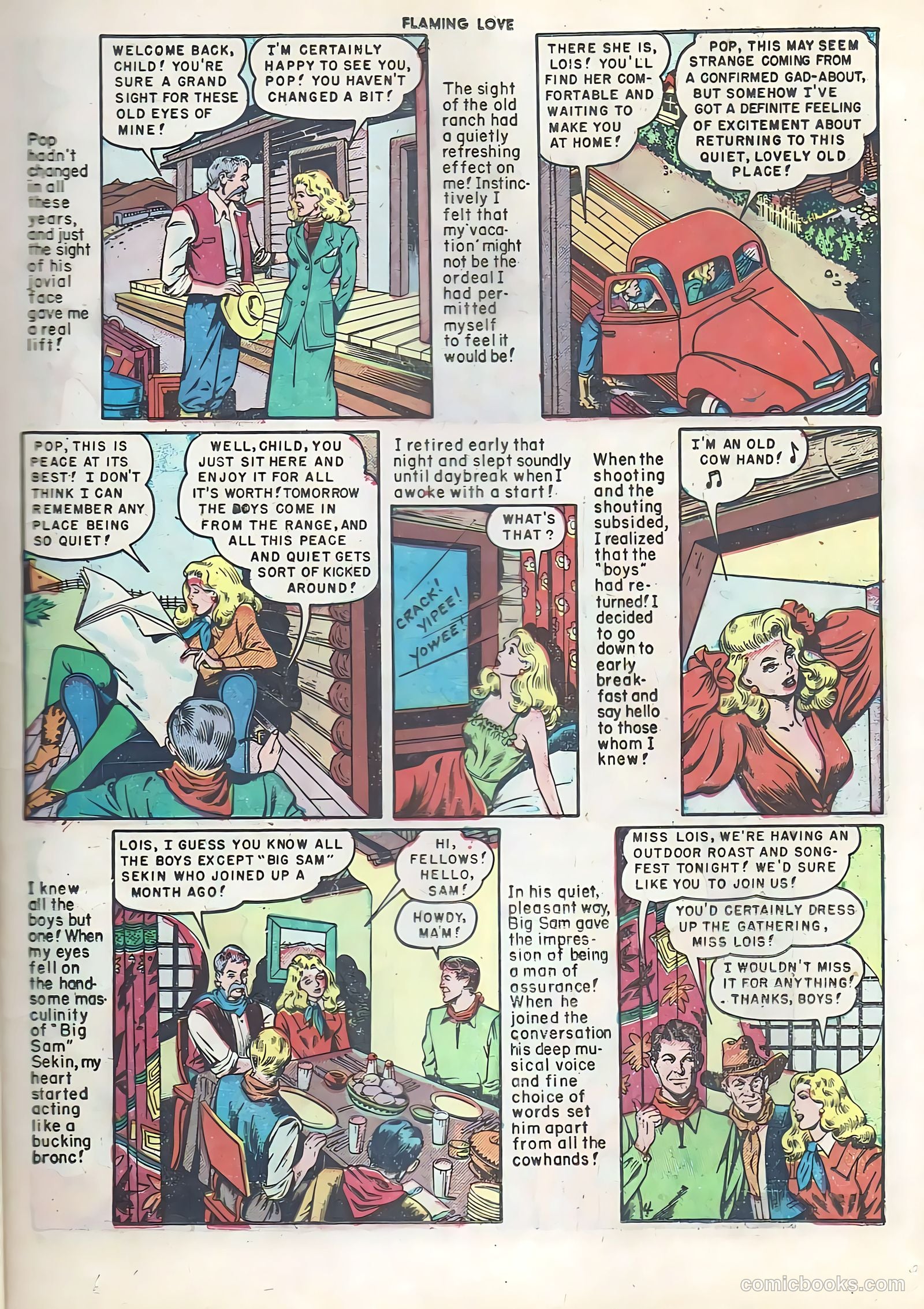 Flaming Love #5 (1950) — page 15 of 52