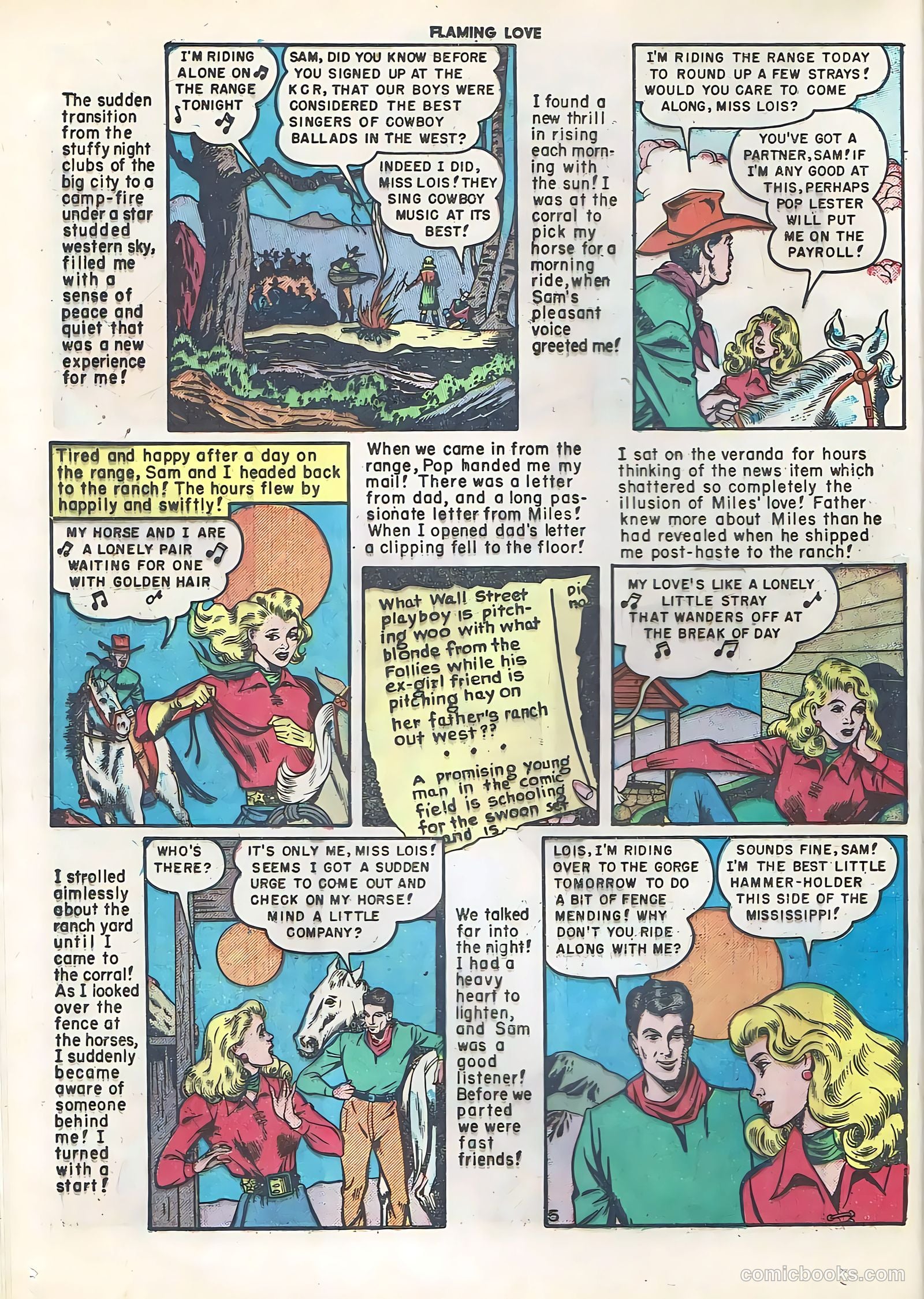 Flaming Love #5 (1950) — page 16 of 52