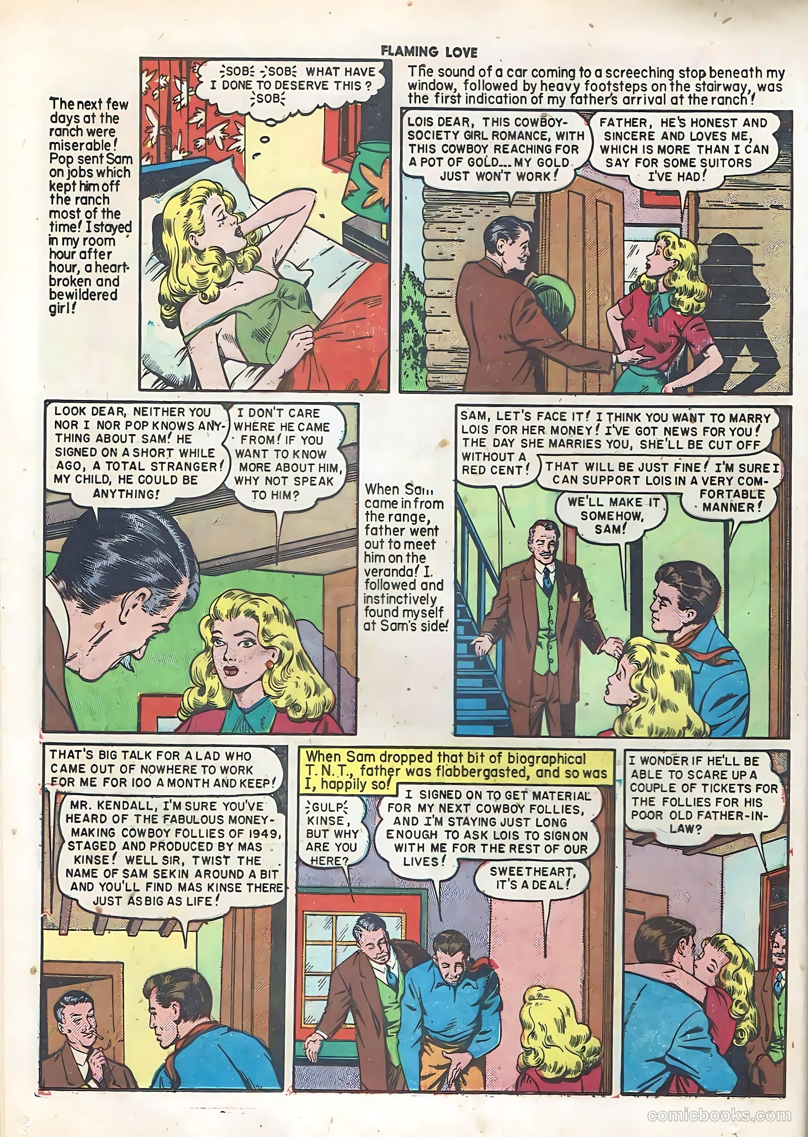 Flaming Love #5 (1950) — page 18 of 52