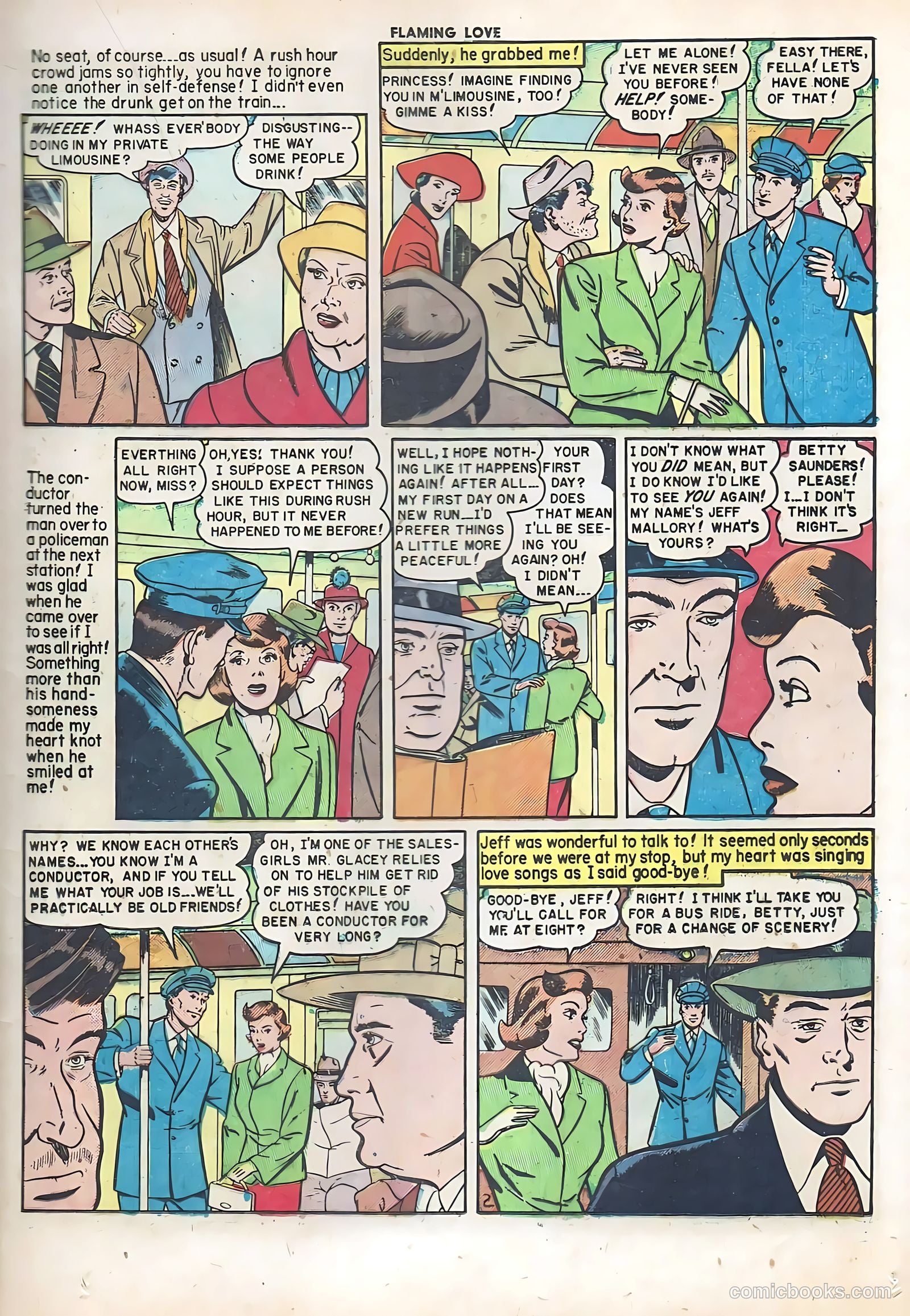 Flaming Love #5 (1950) — page 21 of 52