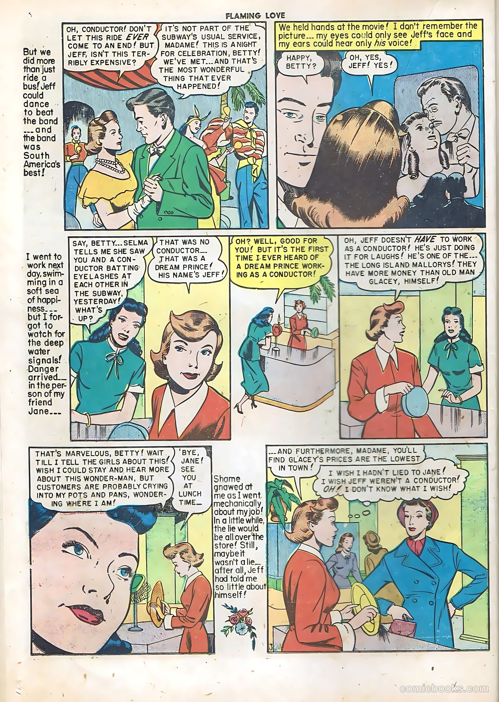 Flaming Love #5 (1950) — page 22 of 52