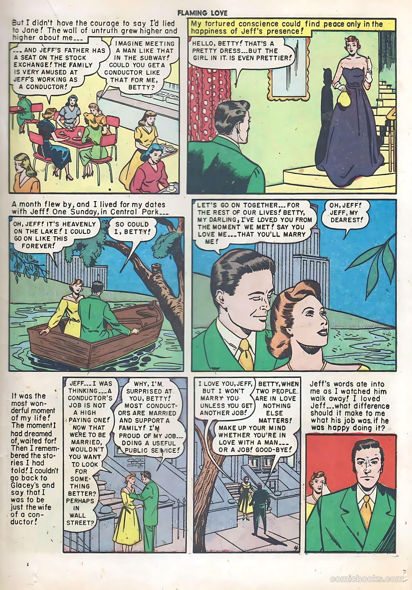Flaming Love #5 (1950) — page 23 of 52