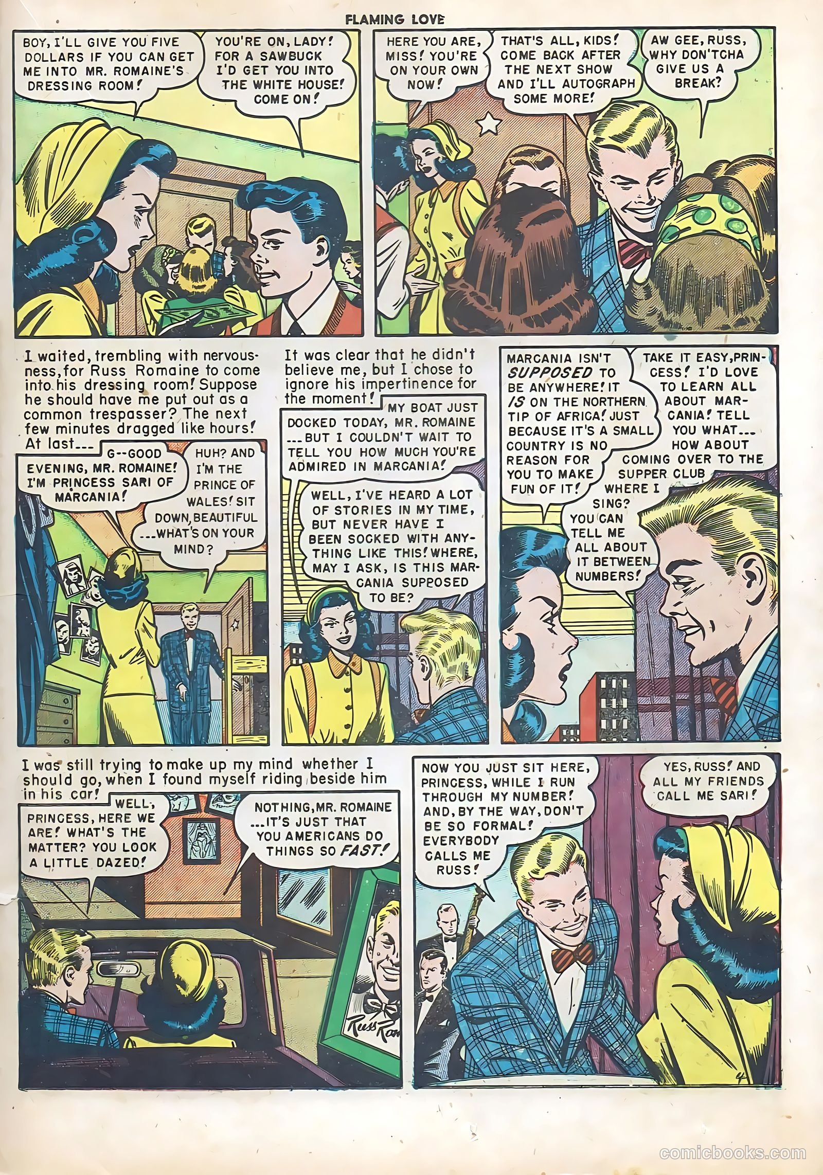 Flaming Love #5 (1950) — page 31 of 52