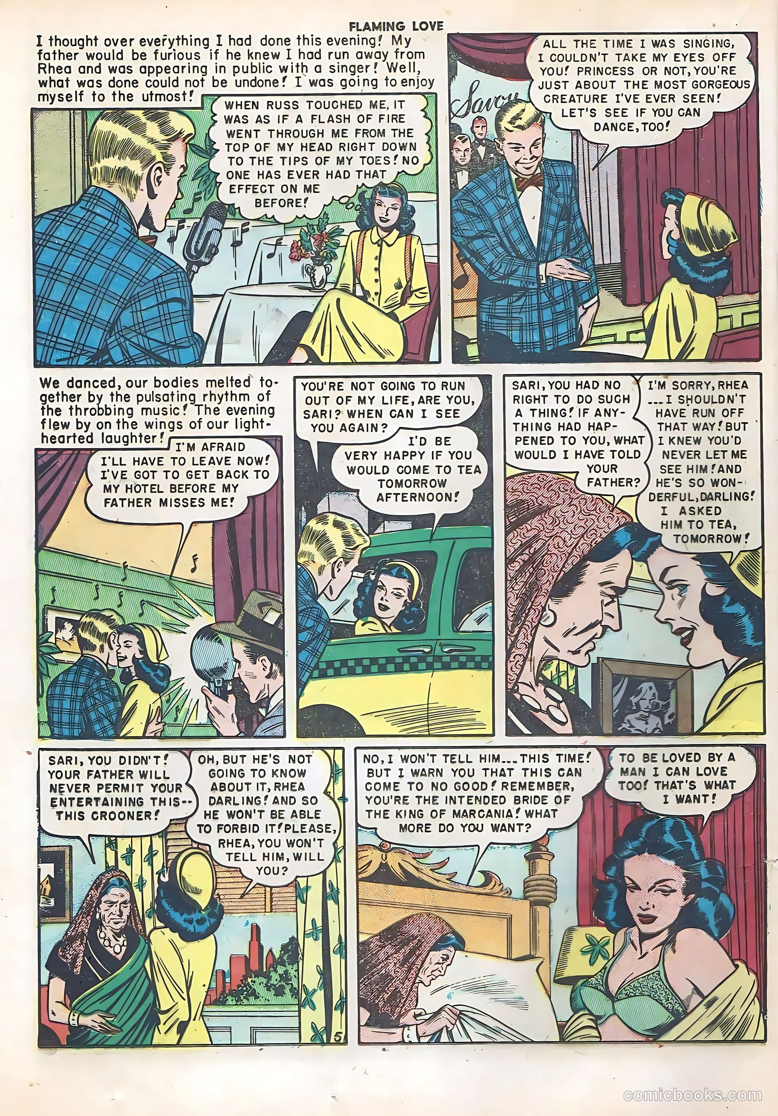 Flaming Love #5 (1950) — page 32 of 52