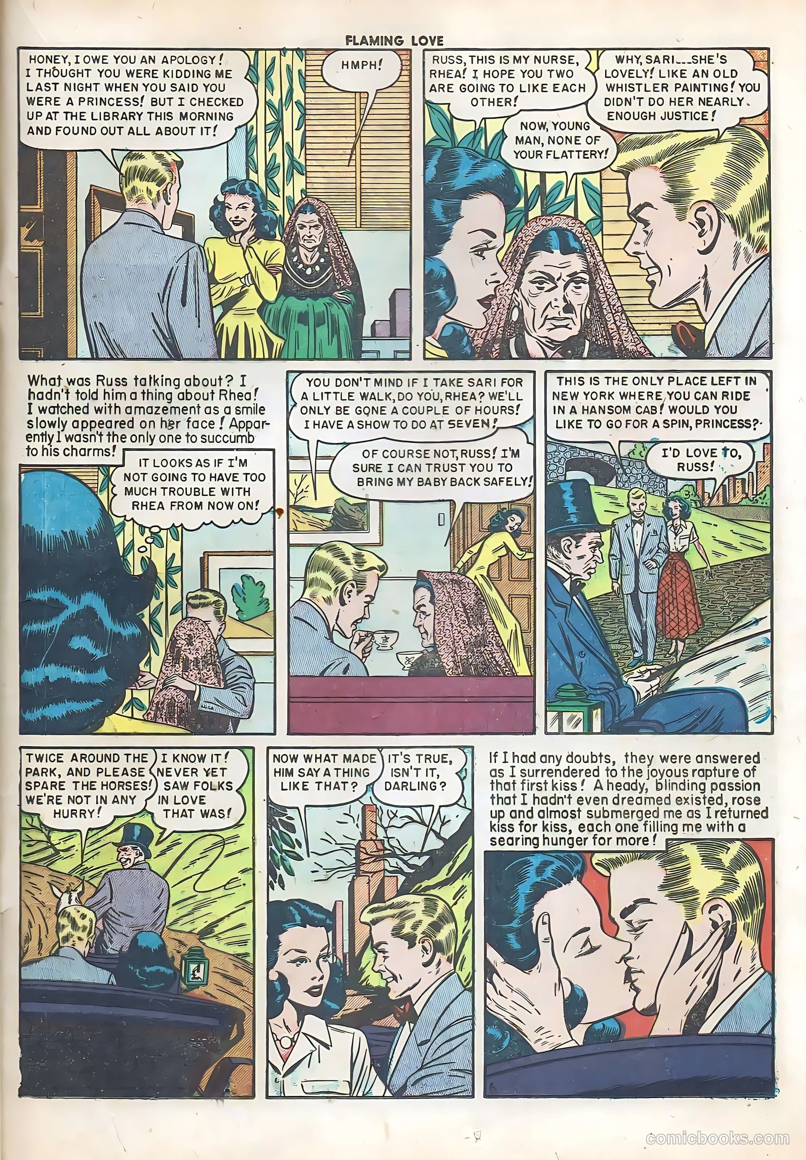 Flaming Love #5 (1950) — page 33 of 52