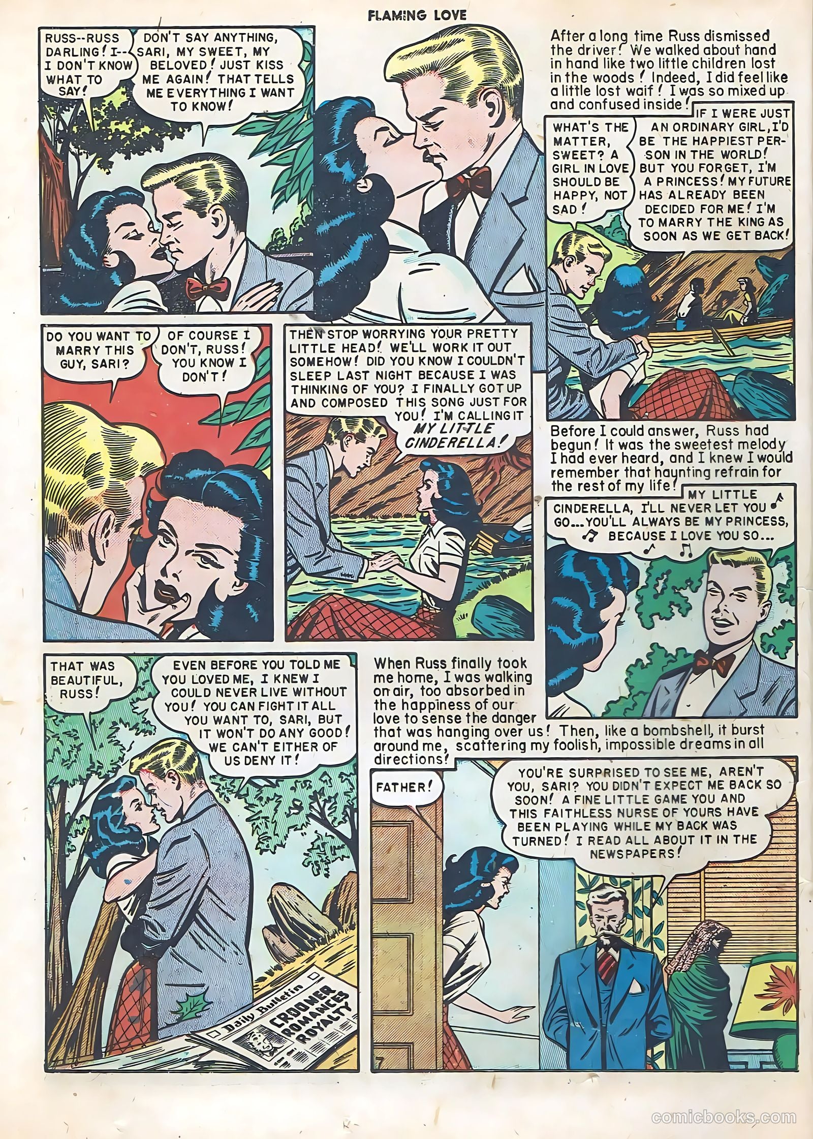 Flaming Love #5 (1950) — page 34 of 52