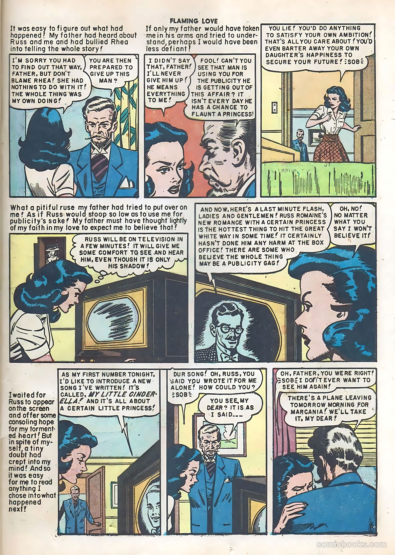 Flaming Love #5 (1950) — page 35 of 52