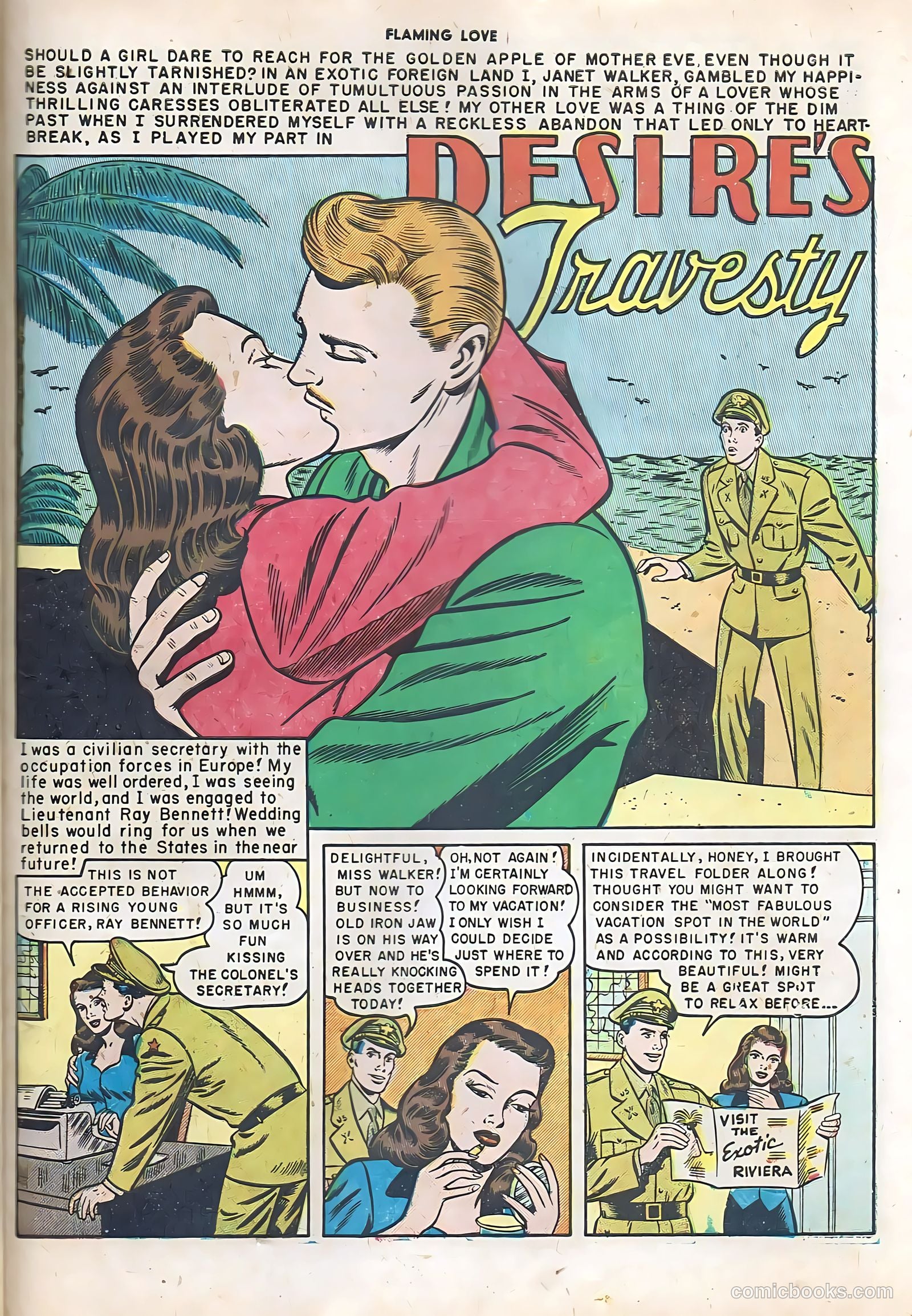 Flaming Love #5 (1950) — page 41 of 52