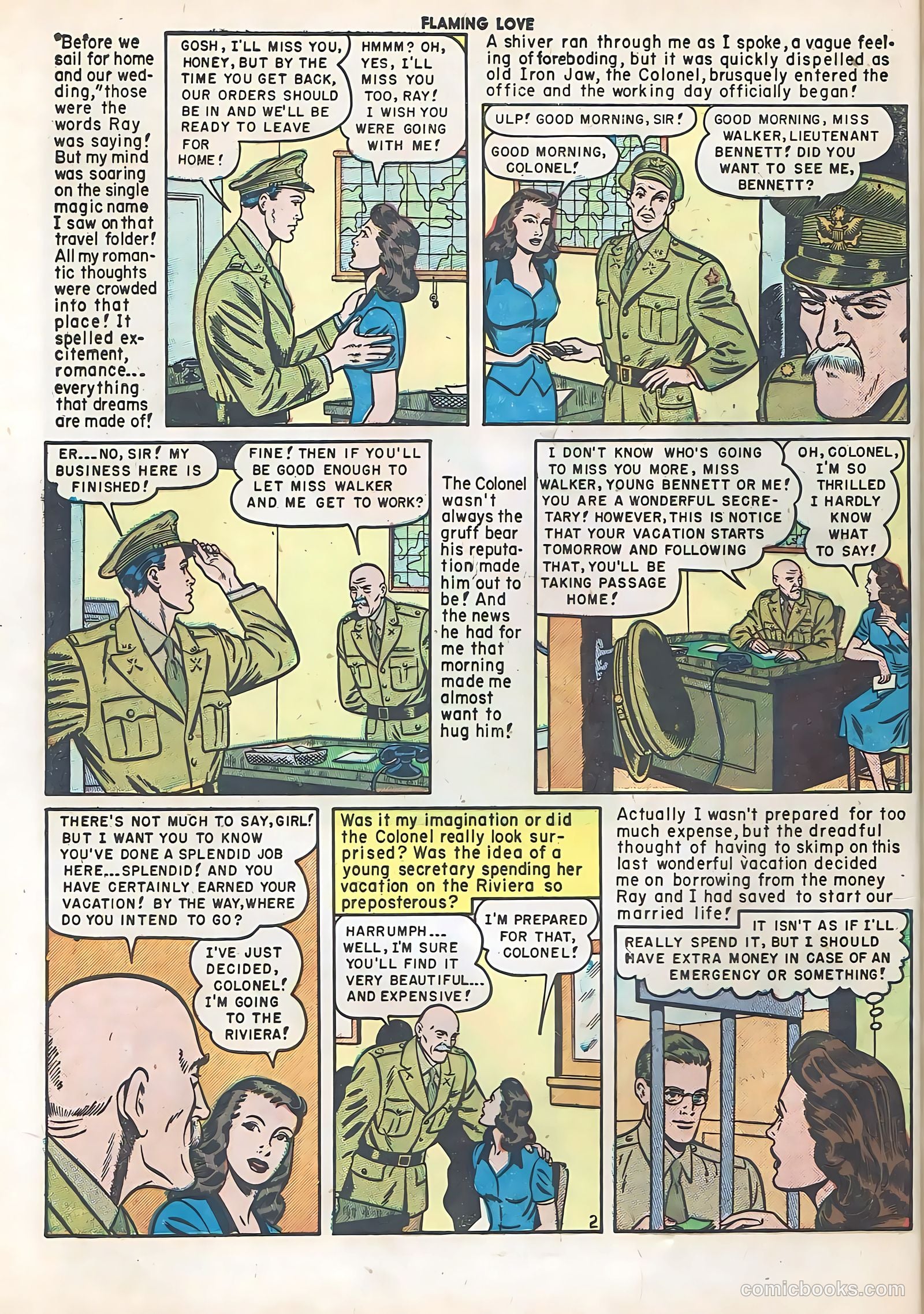 Flaming Love #5 (1950) — page 42 of 52