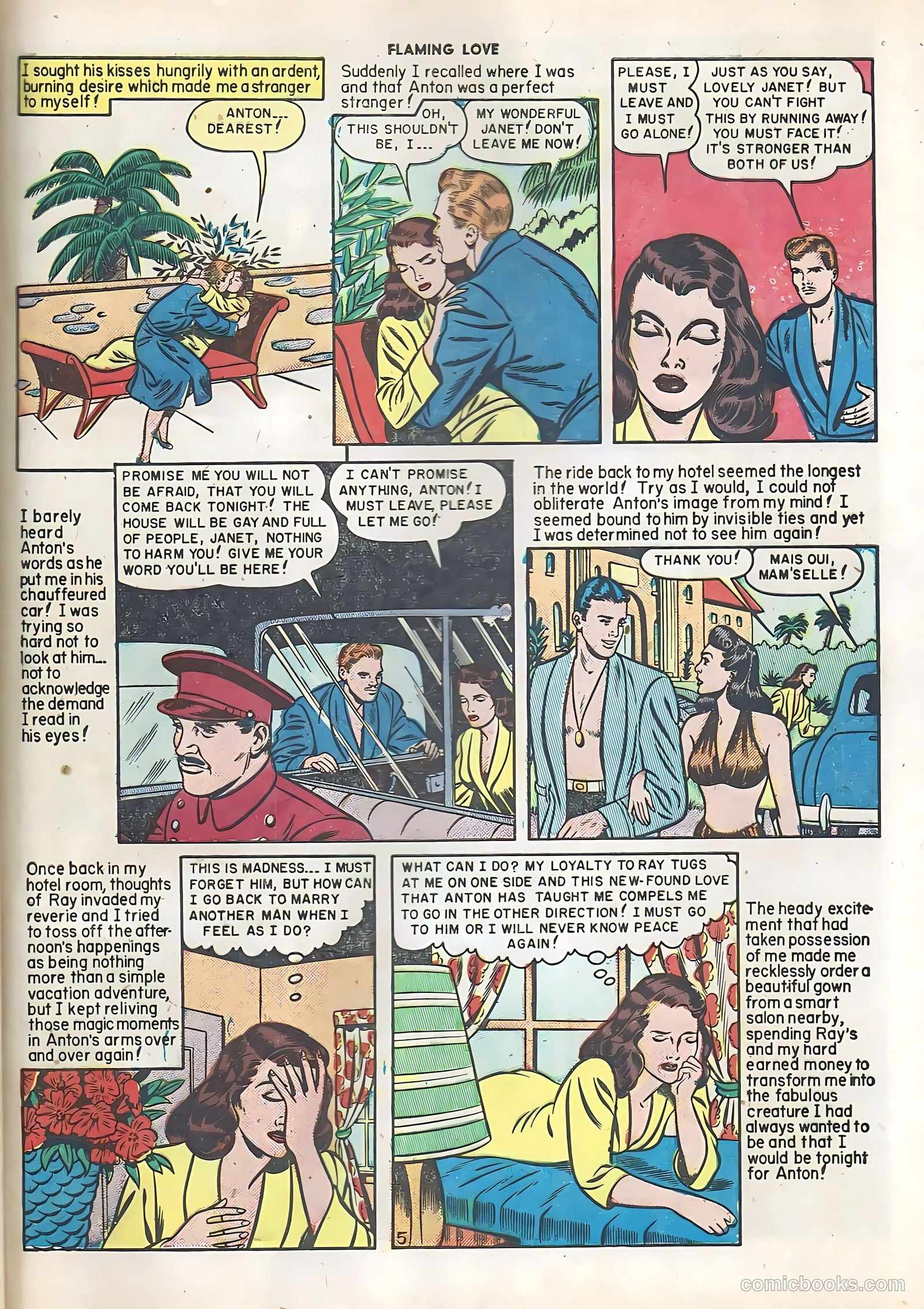 Flaming Love #5 (1950) — page 45 of 52