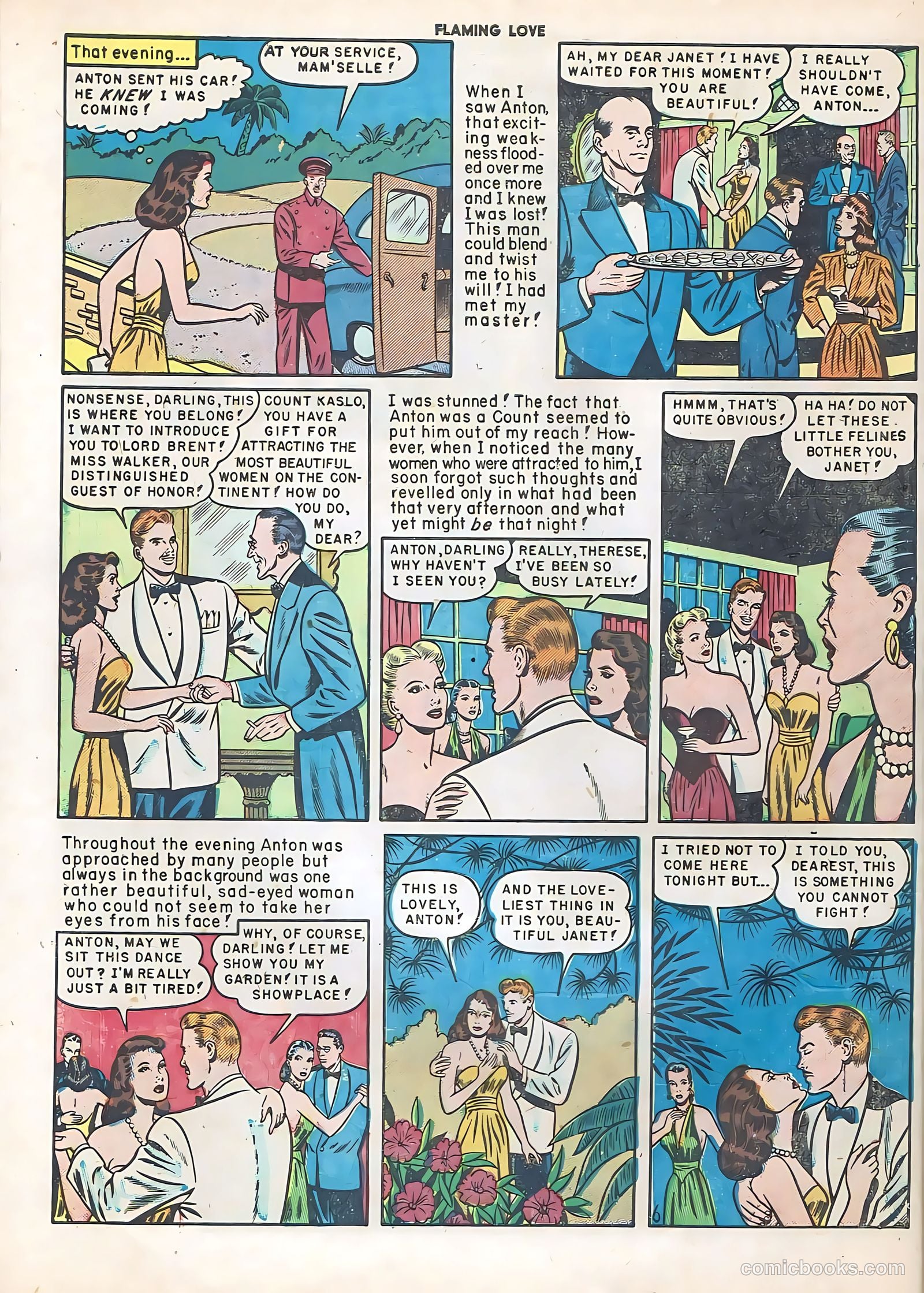 Flaming Love #5 (1950) — page 46 of 52