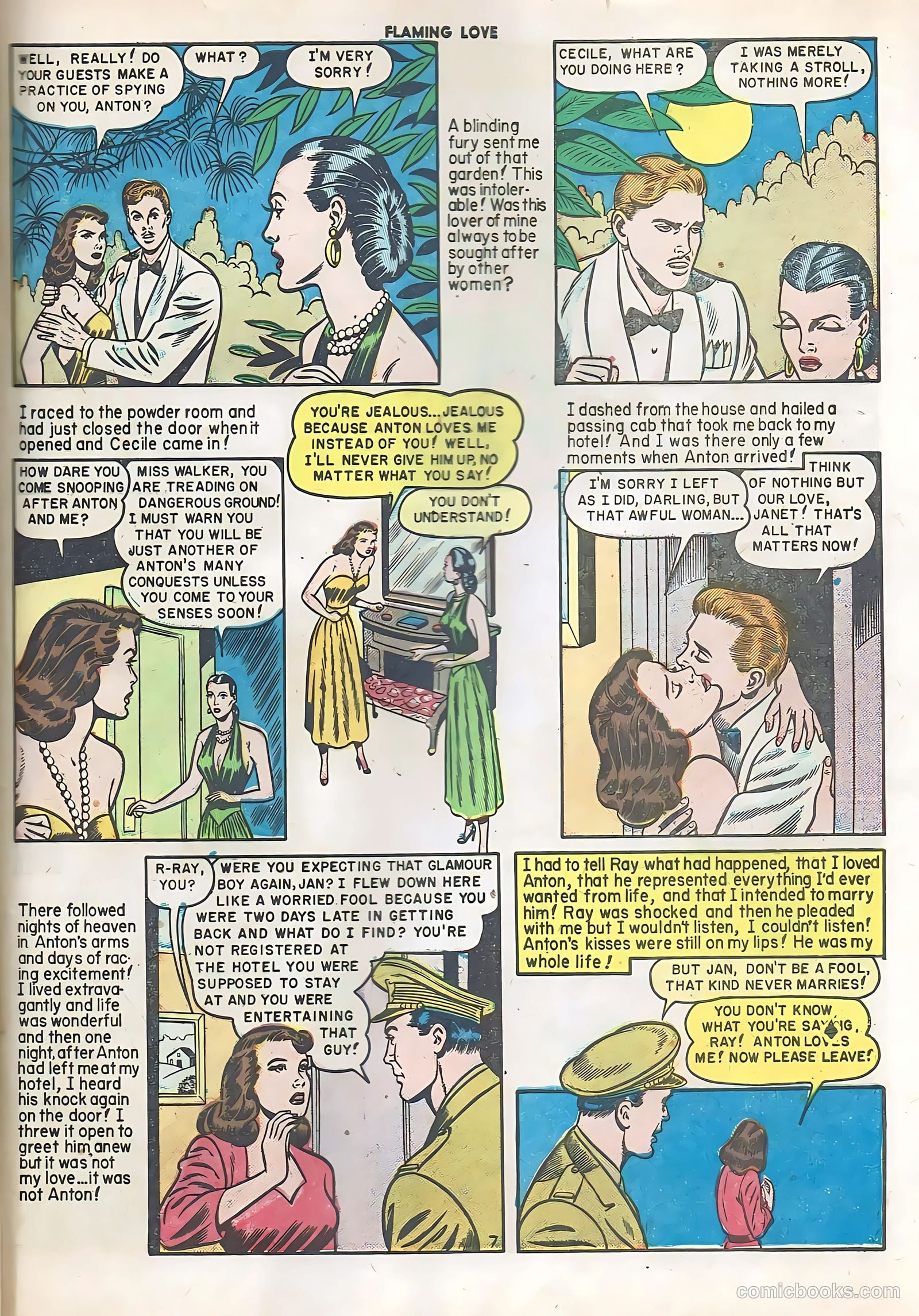 Flaming Love #5 (1950) — page 47 of 52