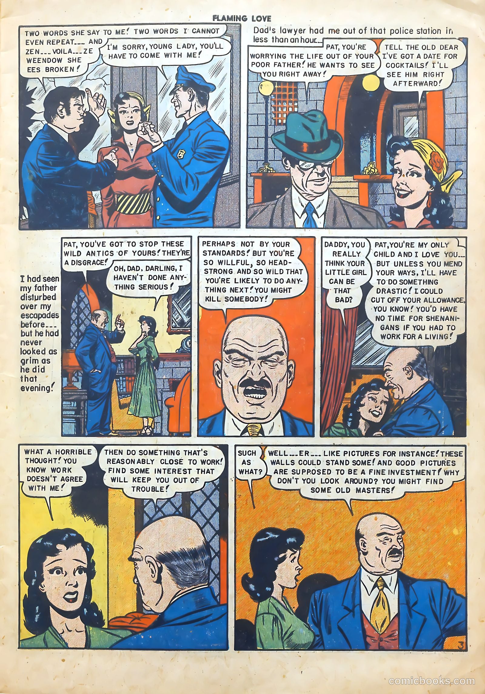 Flaming Love #6 (1950) — page 5 of 52