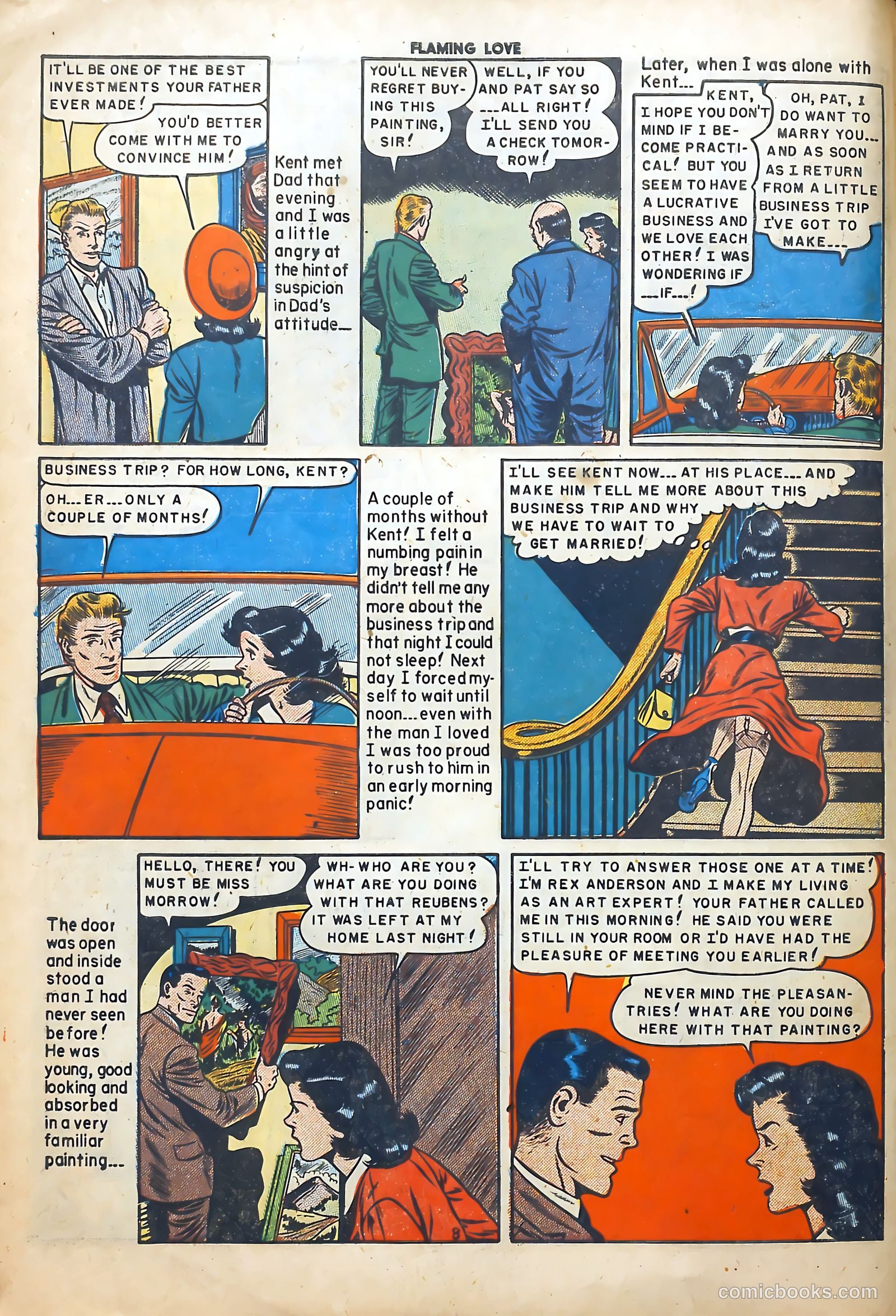 Flaming Love #6 (1950) — page 10 of 52