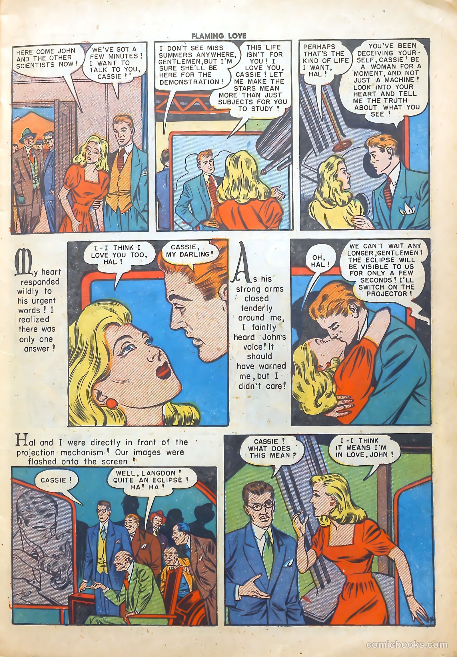 Flaming Love #6 (1950) — page 15 of 52