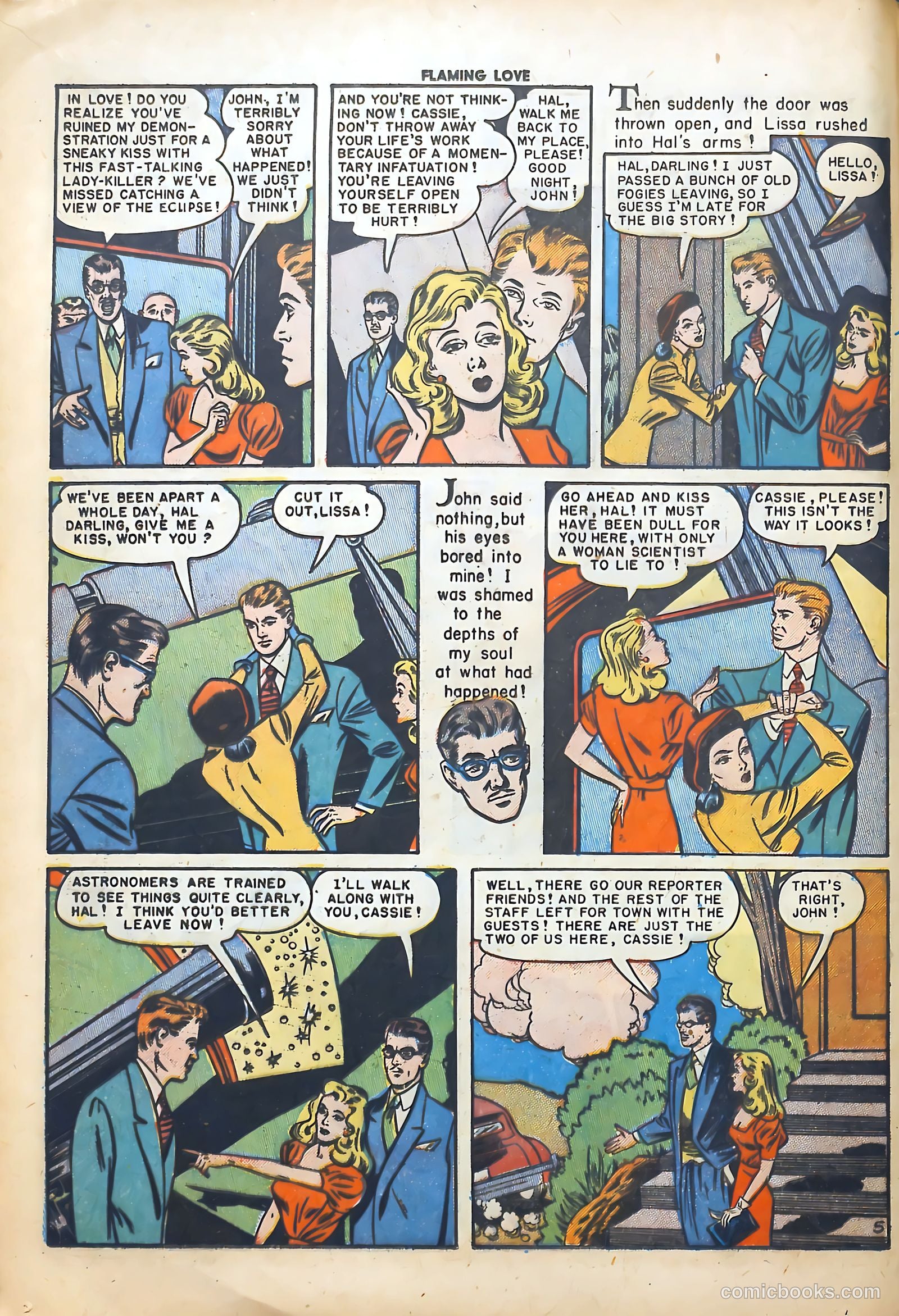 Flaming Love #6 (1950) — page 16 of 52