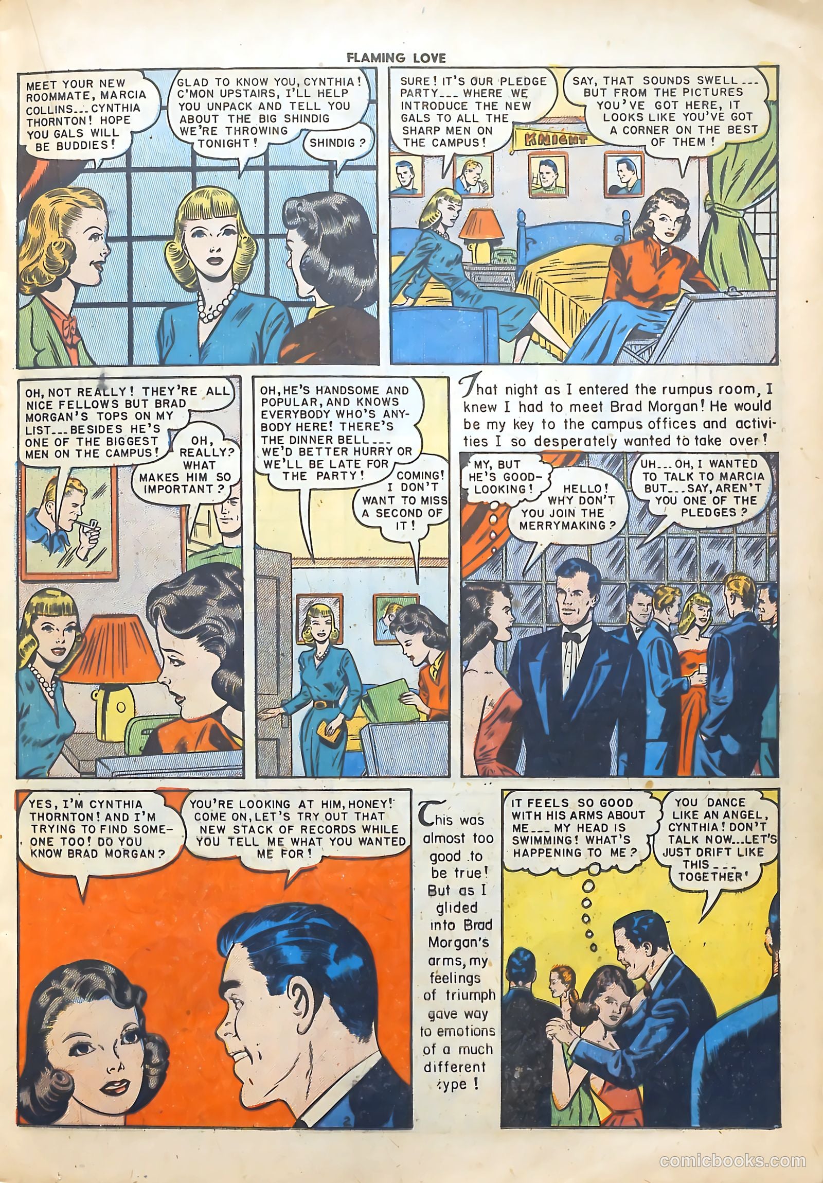 Flaming Love #6 (1950) — page 21 of 52