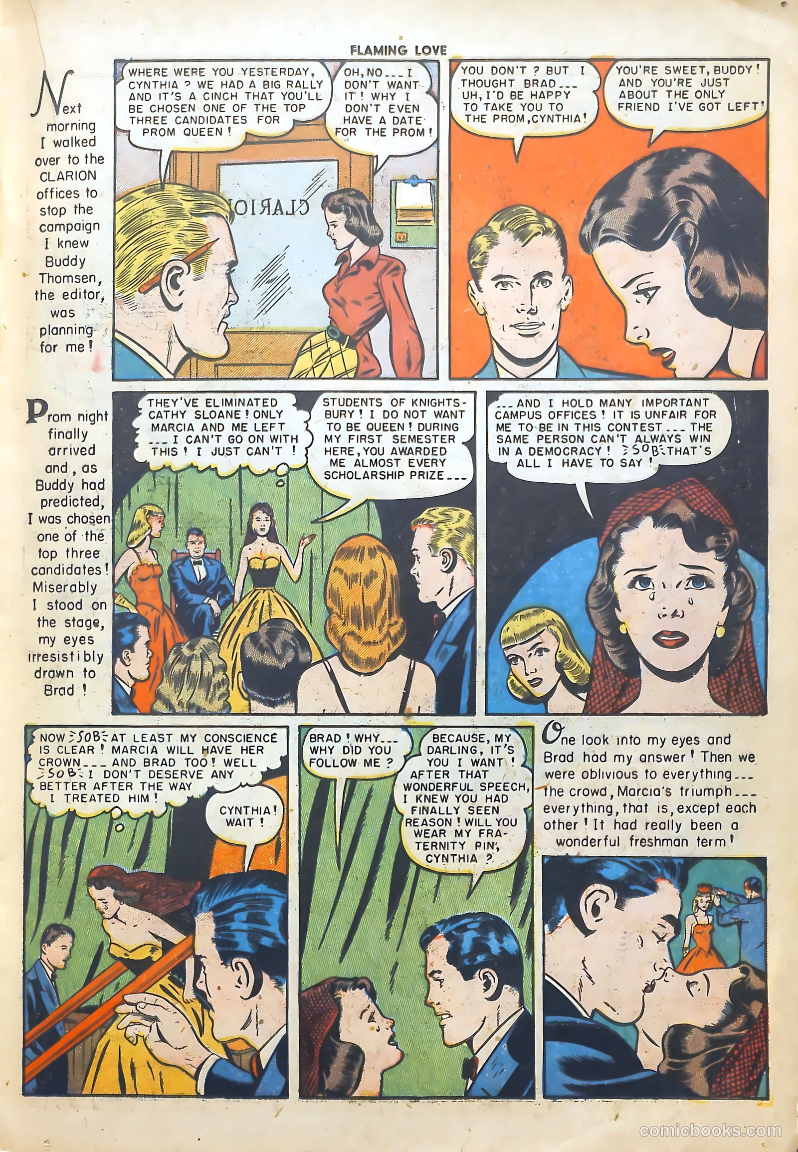 Flaming Love #6 (1950) — page 25 of 52