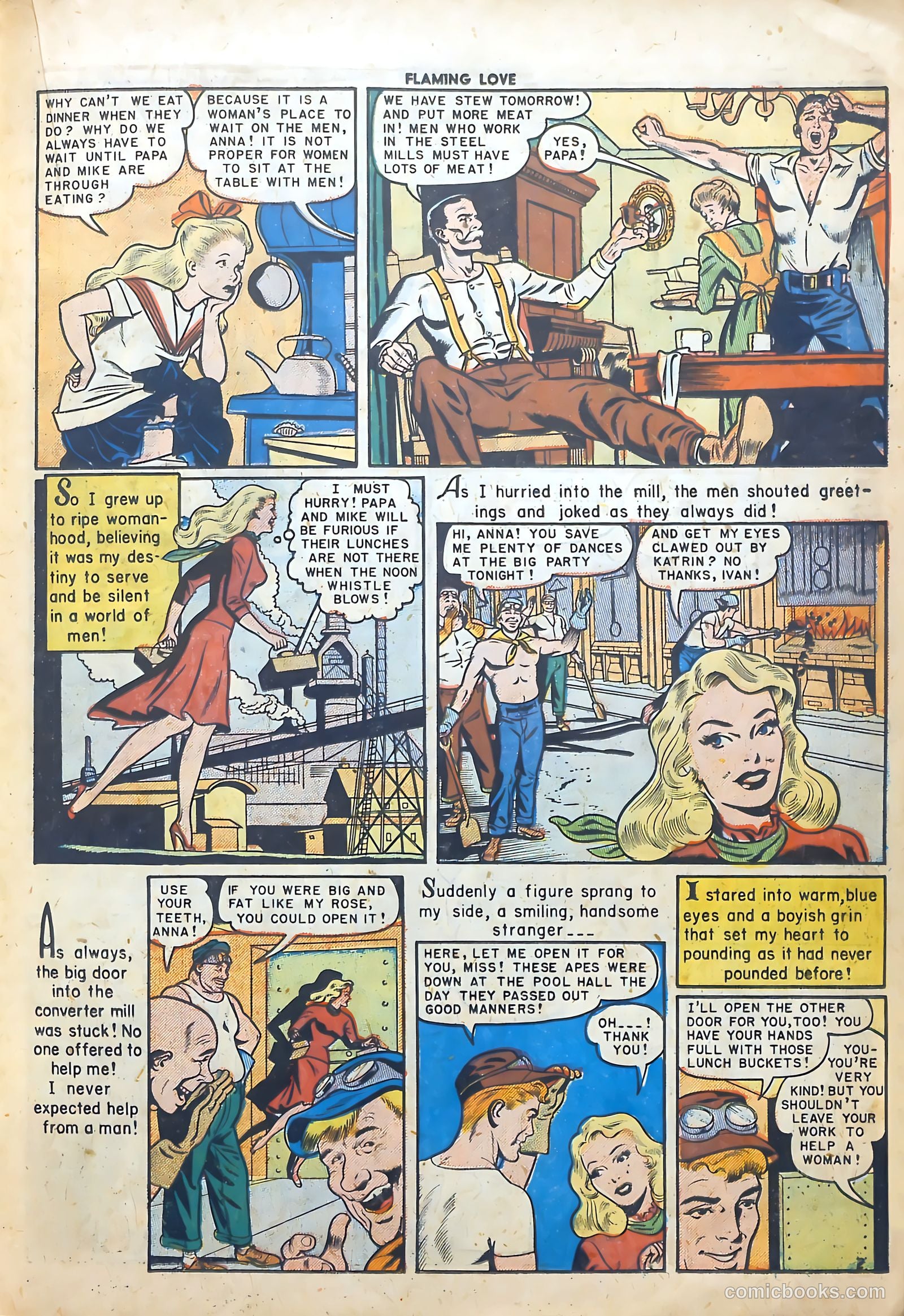Flaming Love #6 (1950) — page 28 of 52