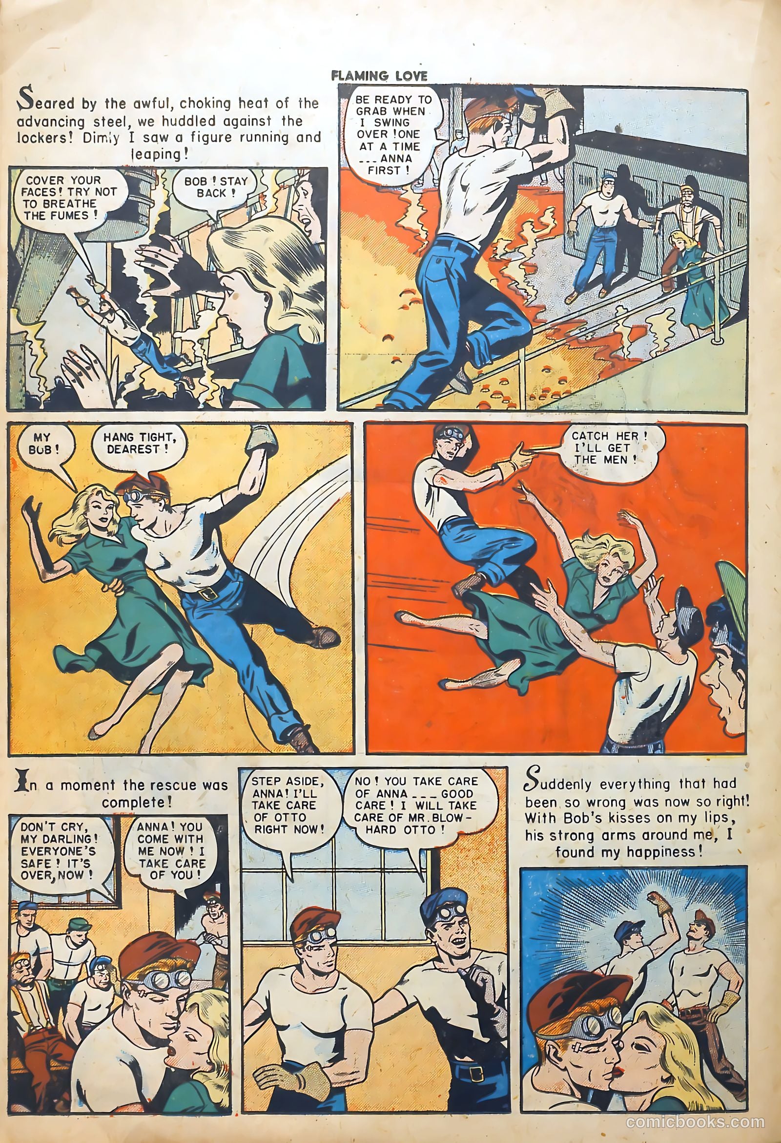 Flaming Love #6 (1950) — page 35 of 52