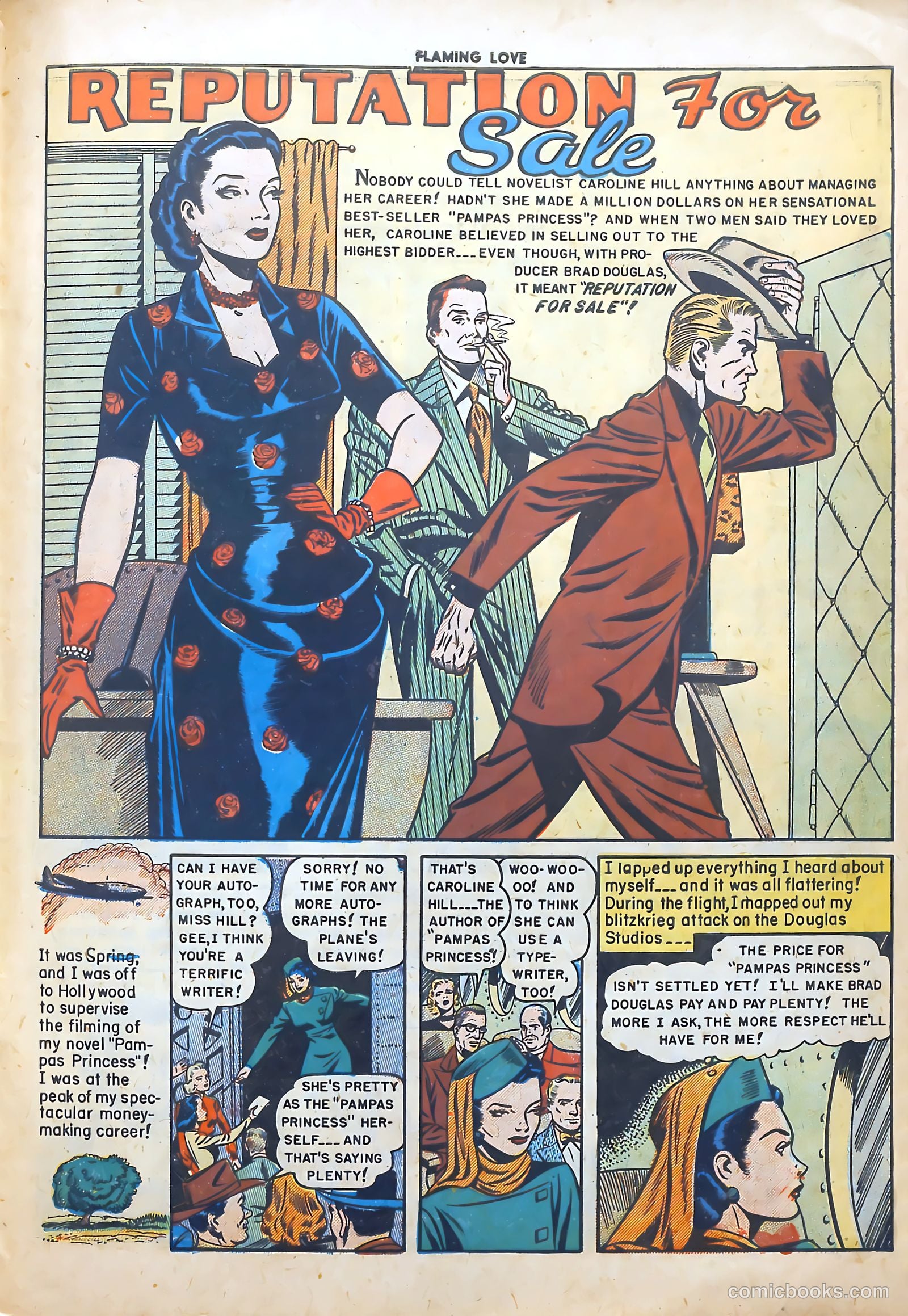 Flaming Love #6 (1950) — page 40 of 52