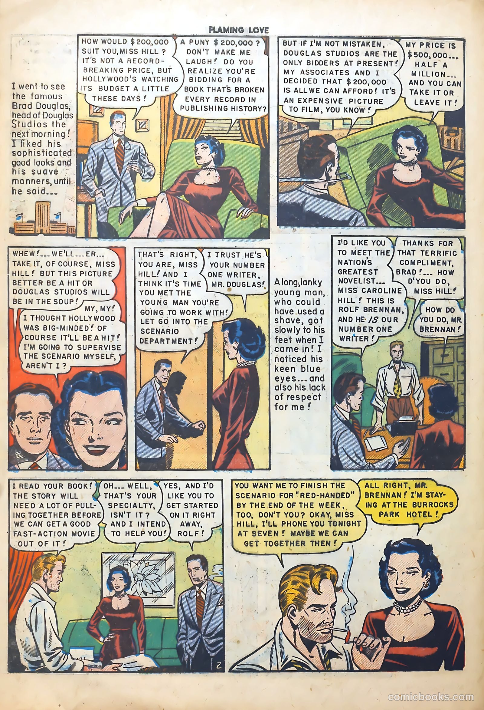 Flaming Love #6 (1950) — page 41 of 52