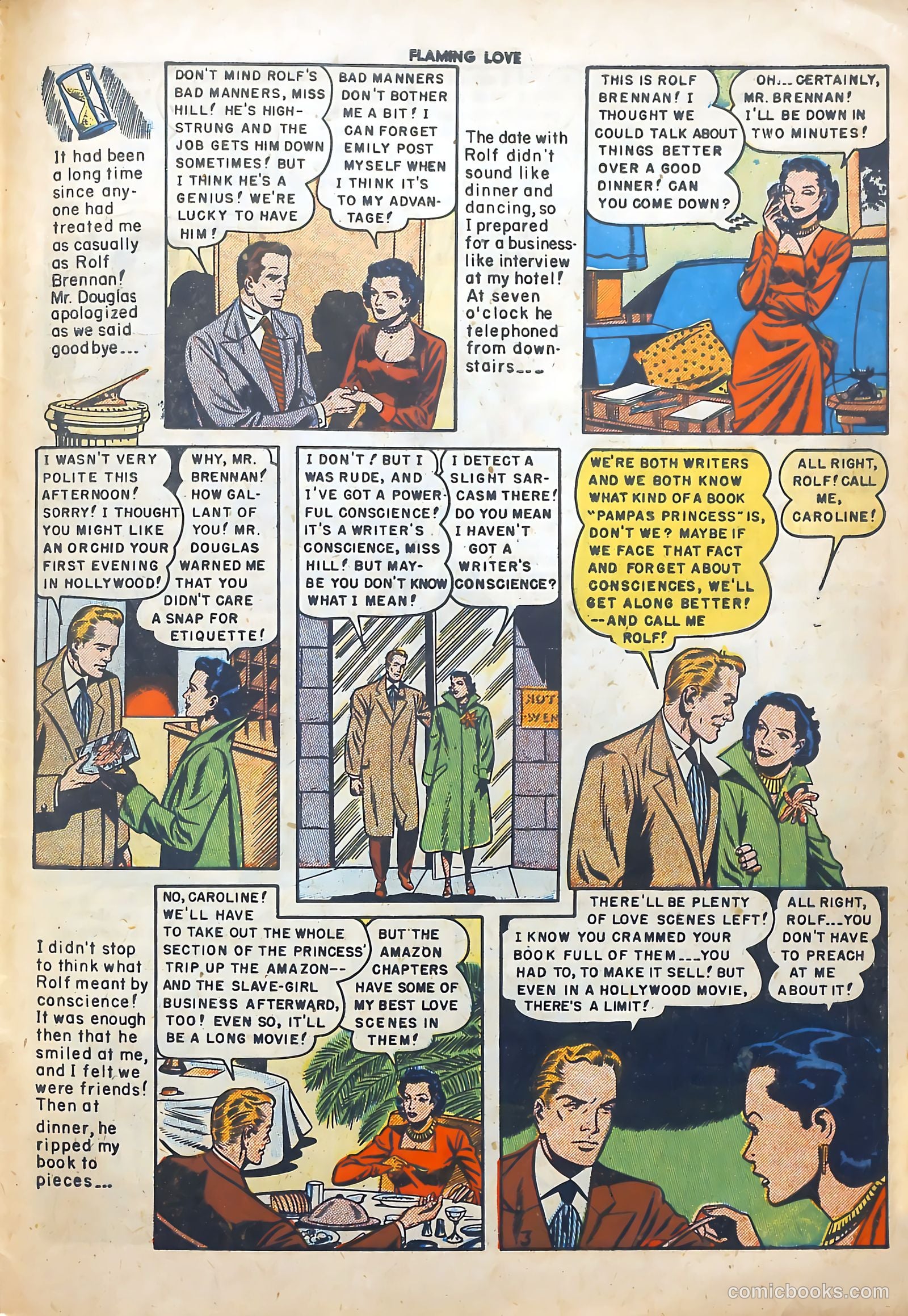 Flaming Love #6 (1950) — page 42 of 52