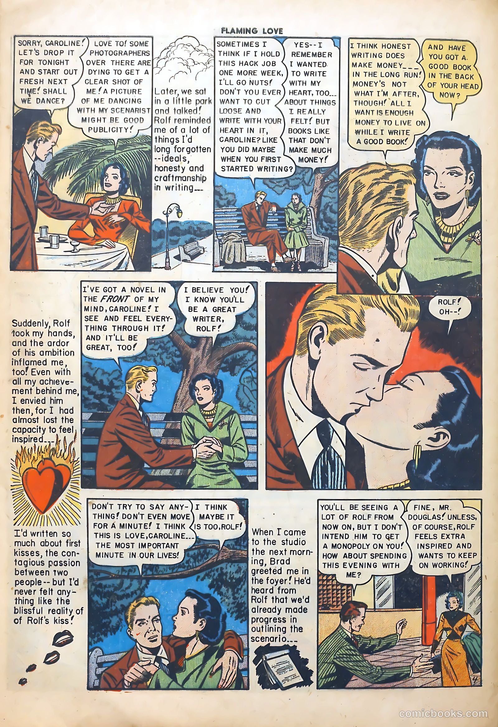 Flaming Love #6 (1950) — page 43 of 52