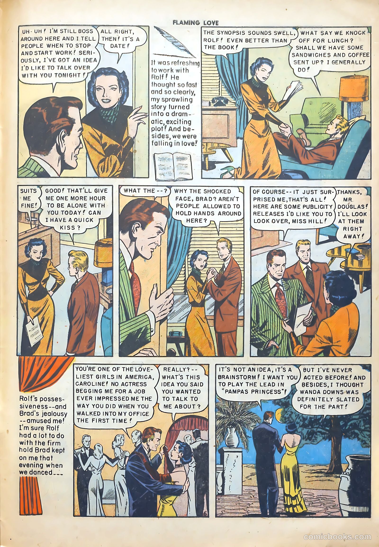 Flaming Love #6 (1950) — page 44 of 52