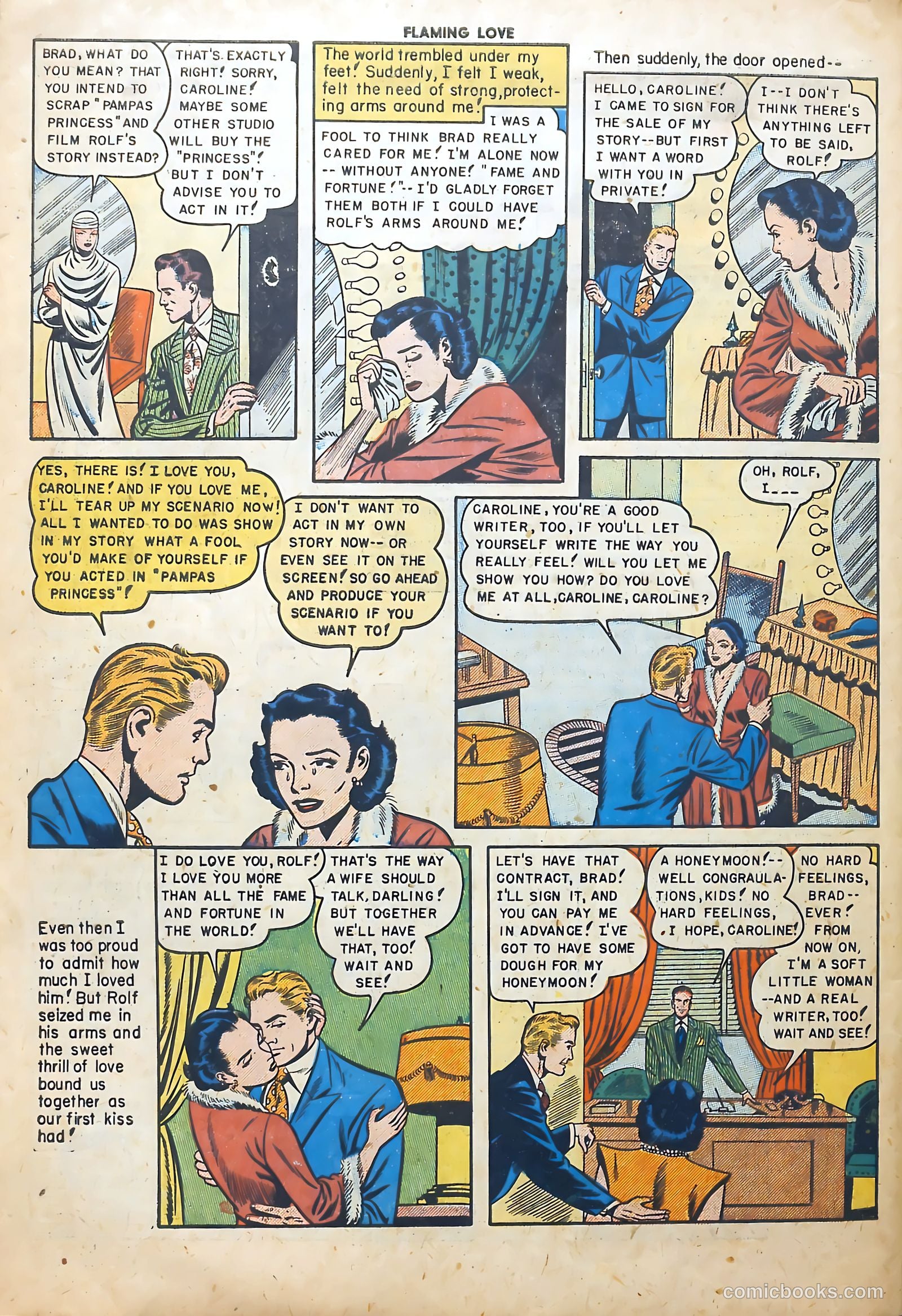 Flaming Love #6 (1950) — page 47 of 52