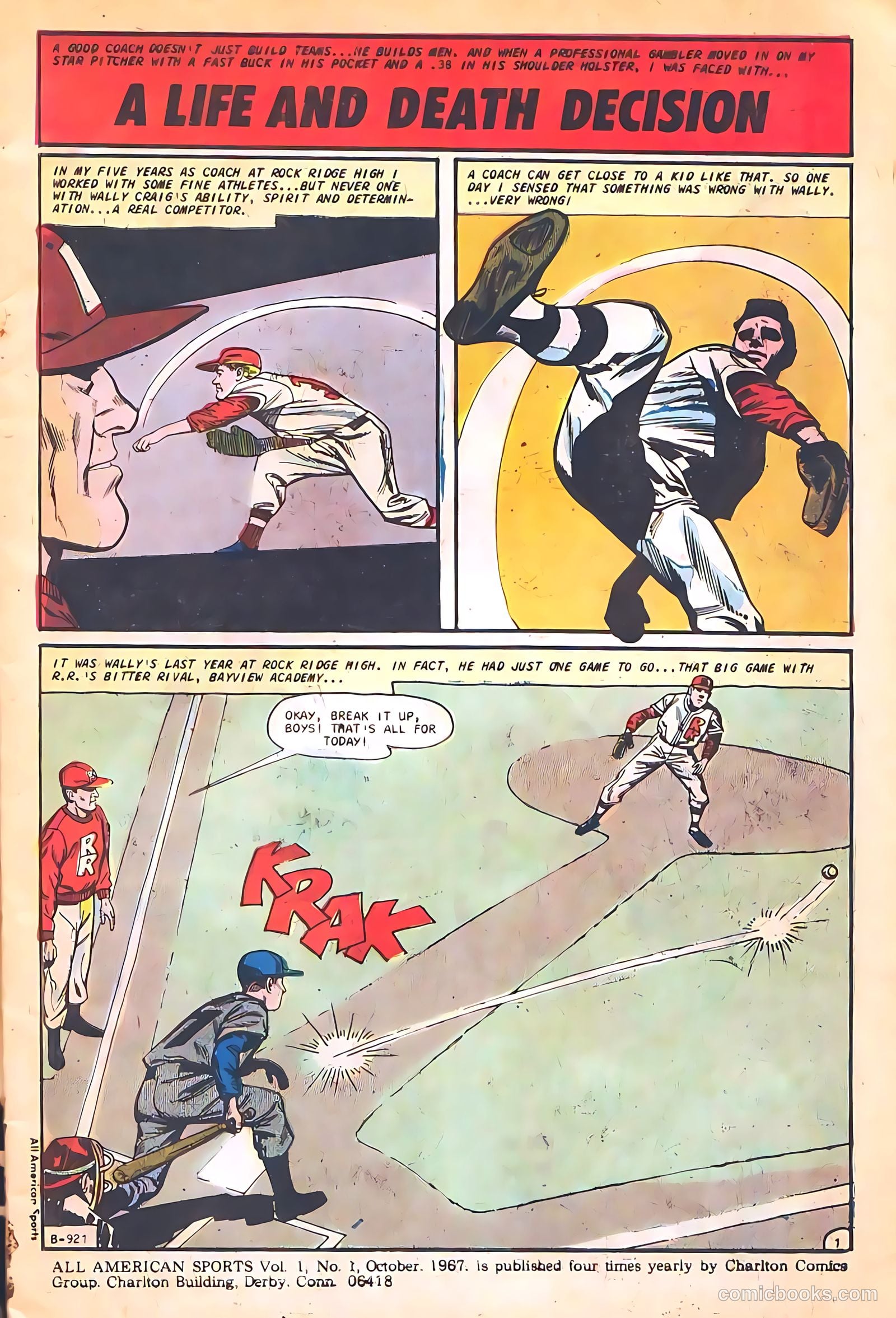 All-American Sports #1 (1967) — page 3 of 36