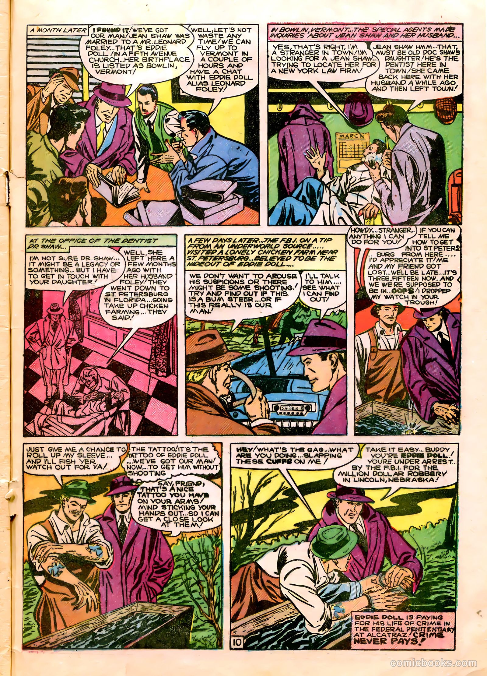 All-Famous Crime #10 (1951) — page 33 of 36