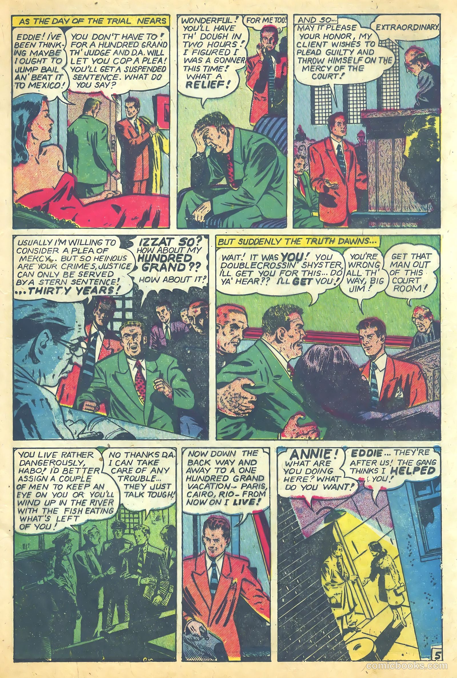 All-Famous Crime #4 (1952) — page 8 of 37
