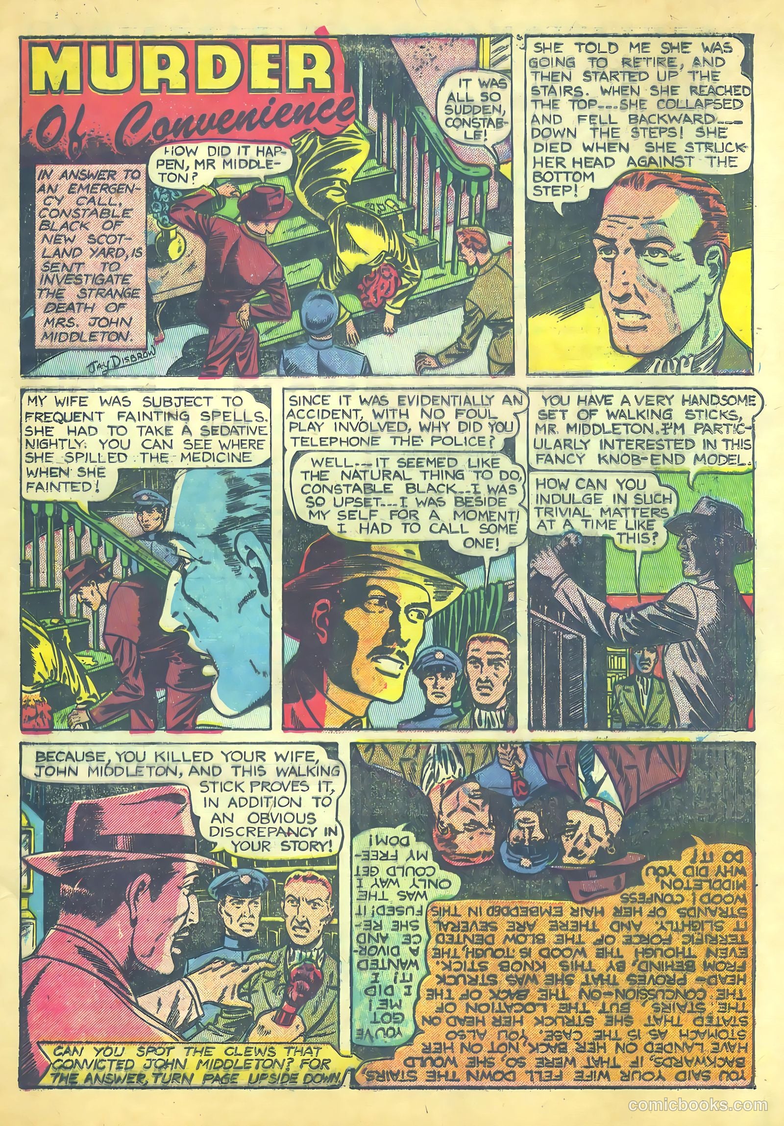 All-Famous Crime #4 (1952) — page 10 of 37