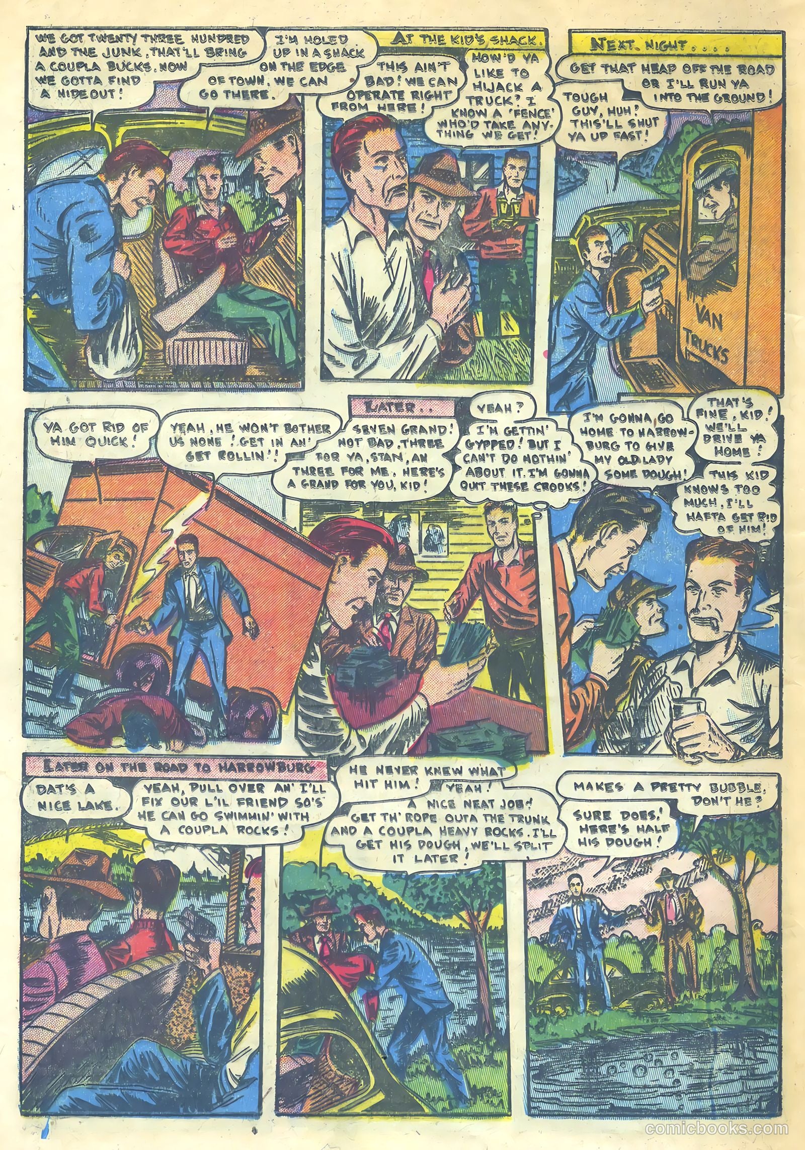 All-Famous Crime #5 (1952) — page 8 of 36