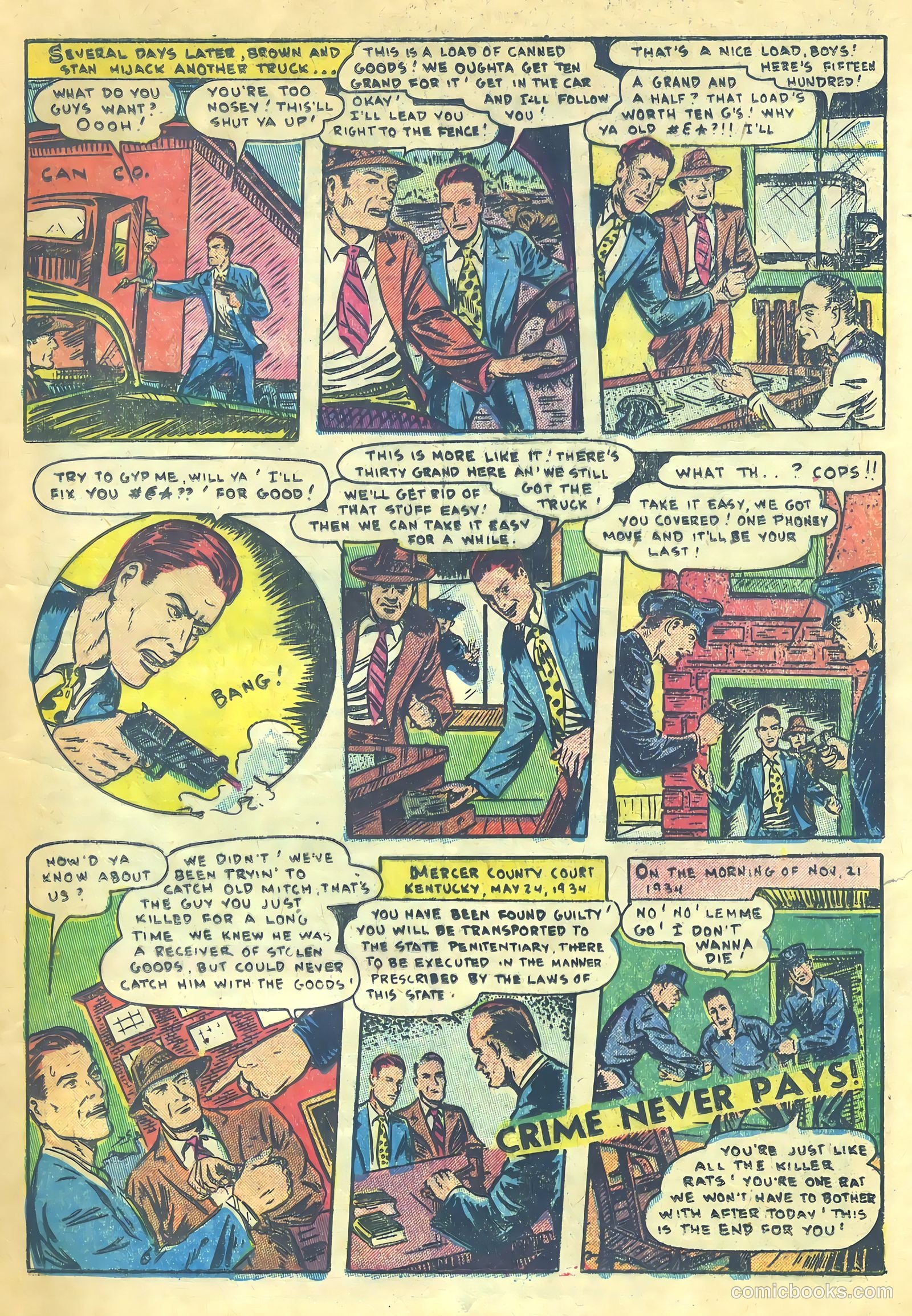 All-Famous Crime #5 (1952) — page 9 of 36