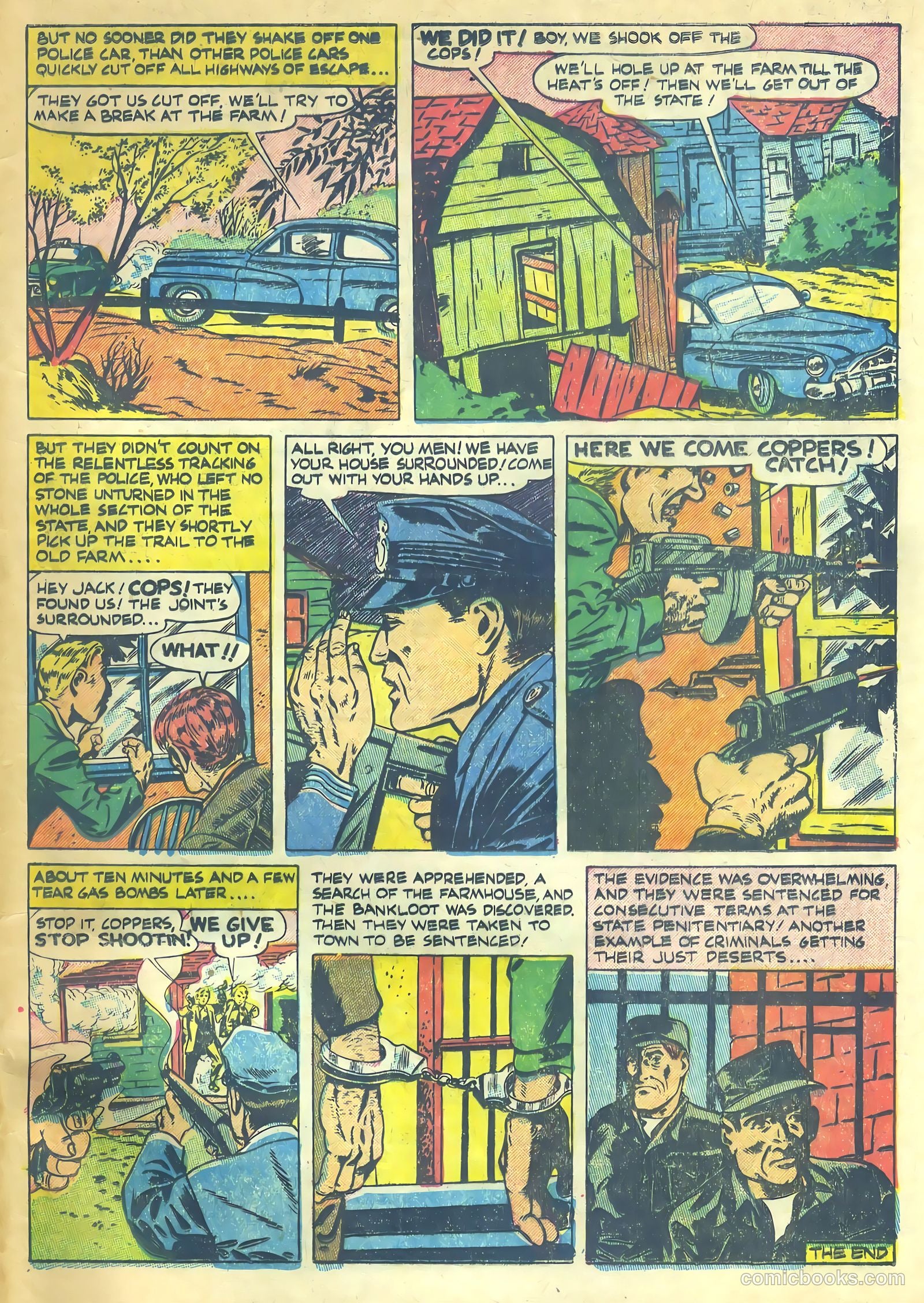All-Famous Crime #5 (1952) — page 33 of 36