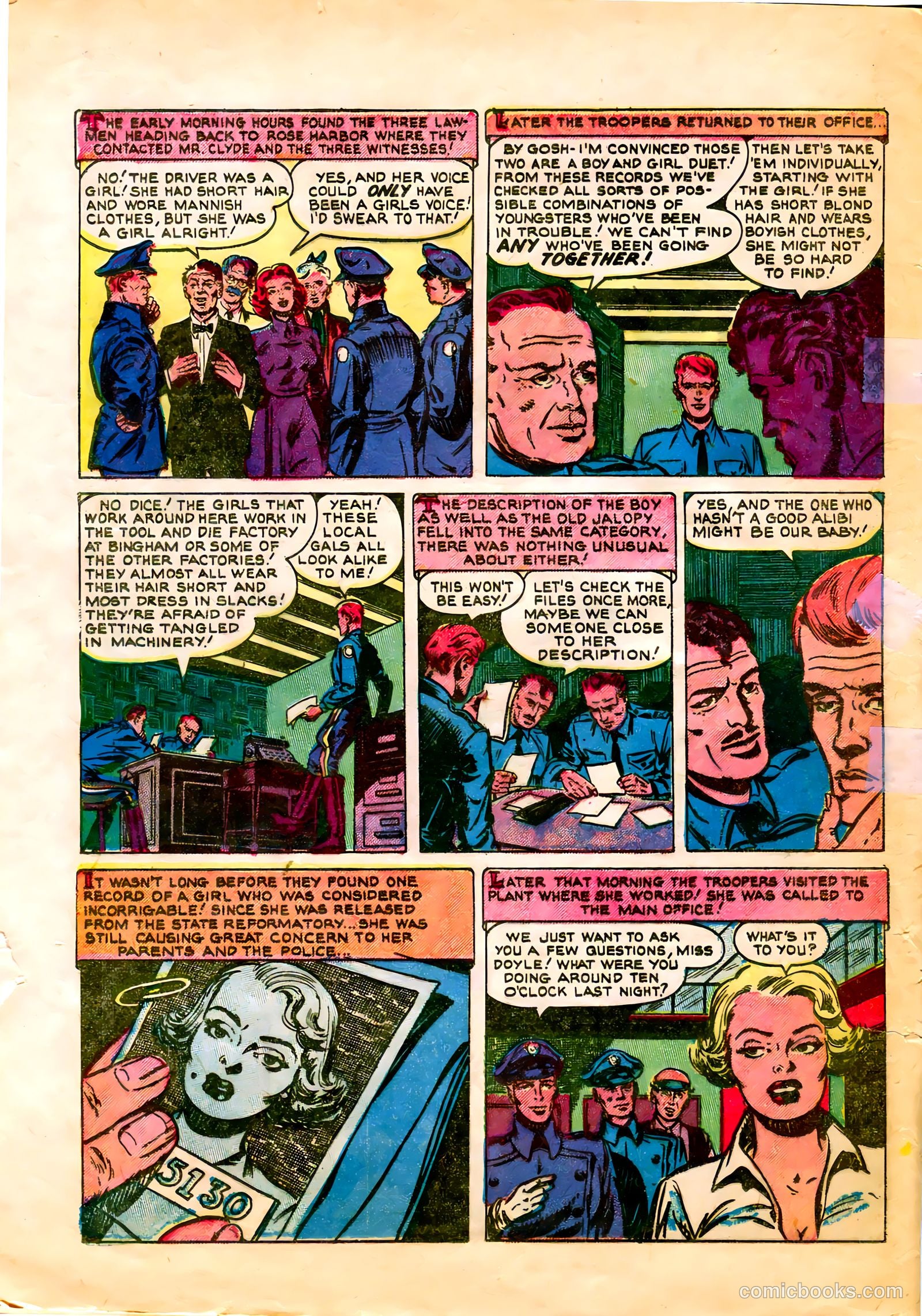 All-Famous Crime #8 (1951) — page 28 of 36