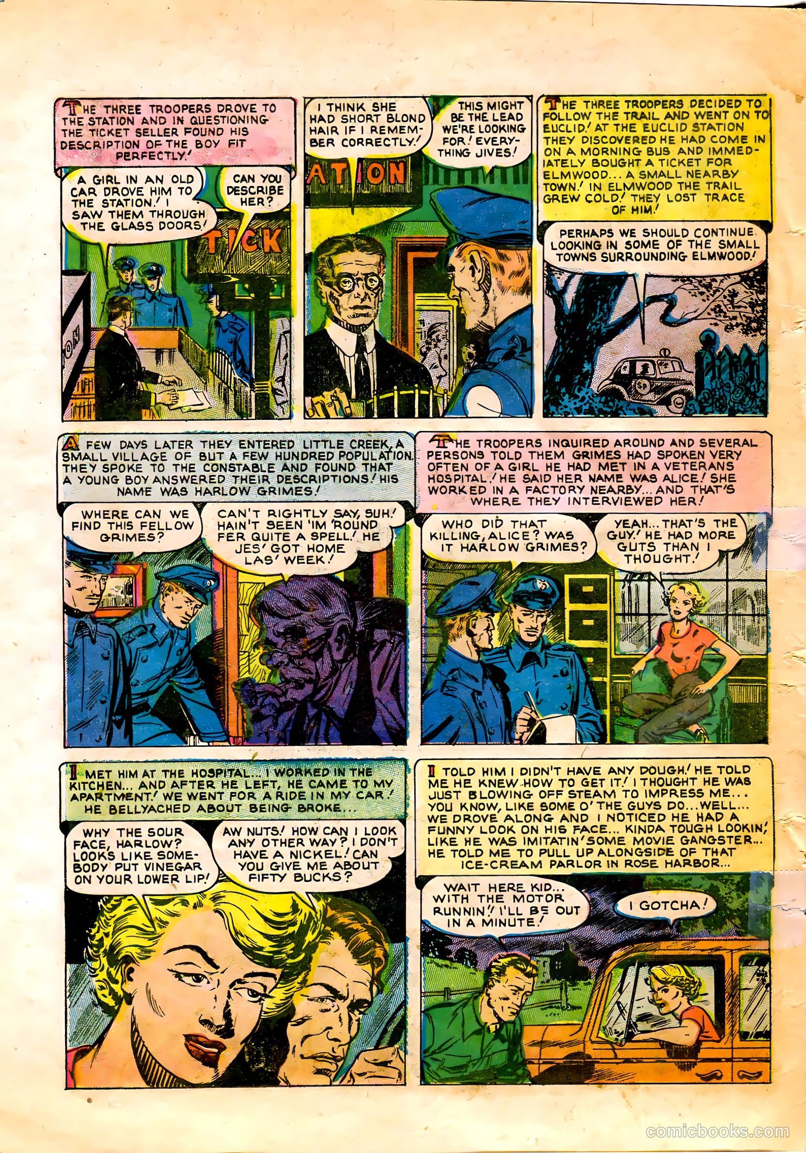 All-Famous Crime #8 (1951) — page 30 of 36