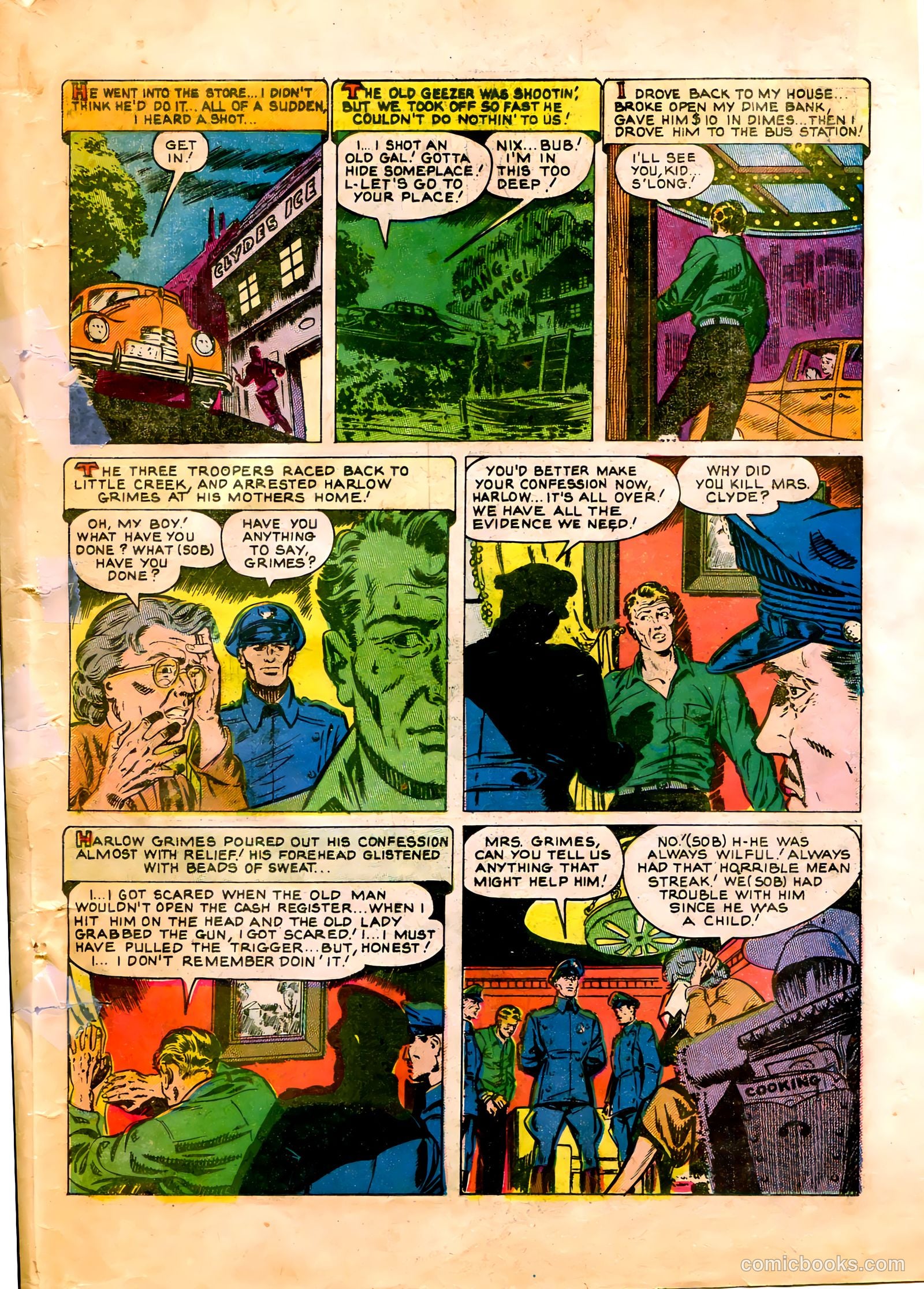 All-Famous Crime #8 (1951) — page 31 of 36