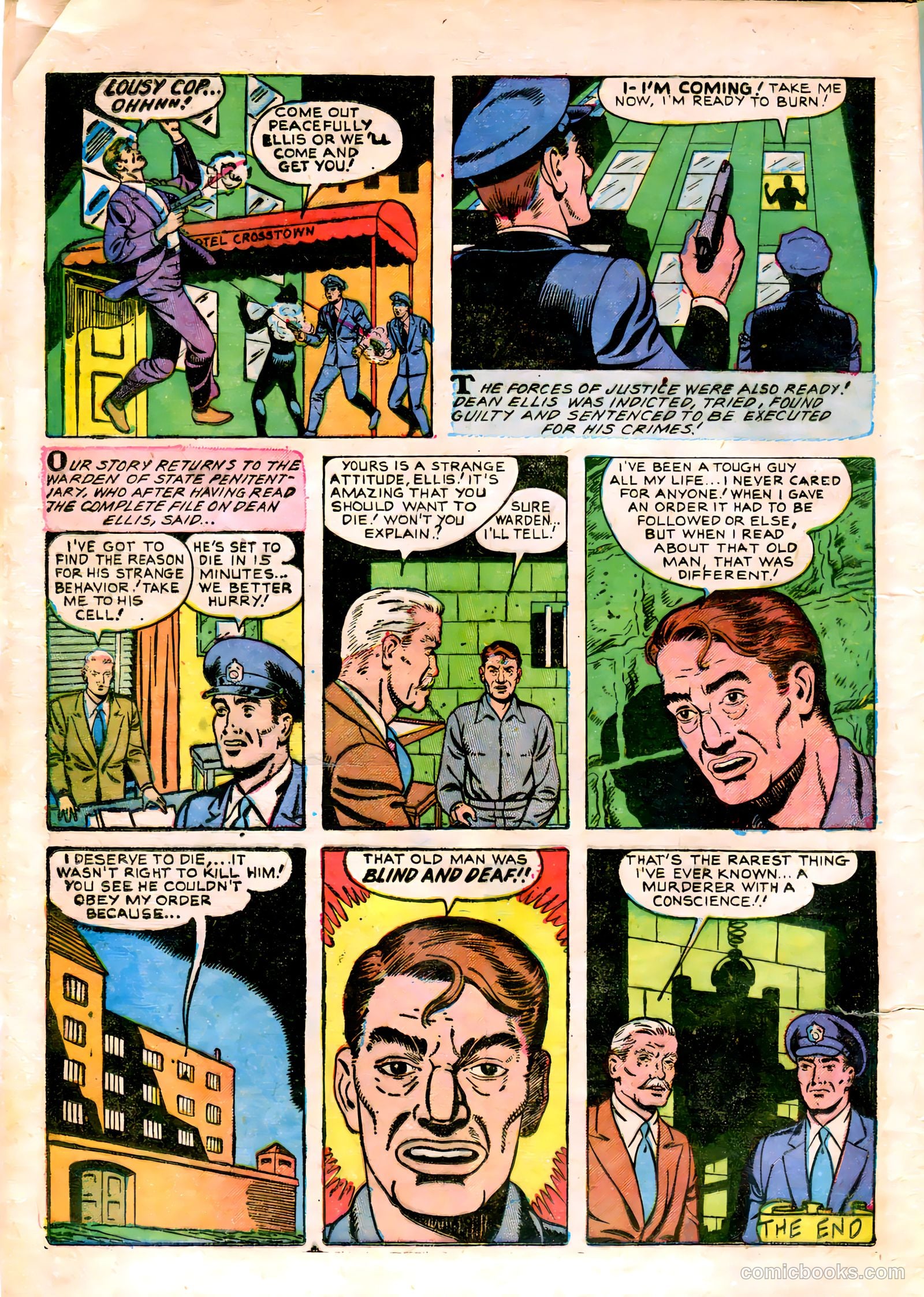 All-Famous Crime #9 (1951) — page 8 of 37