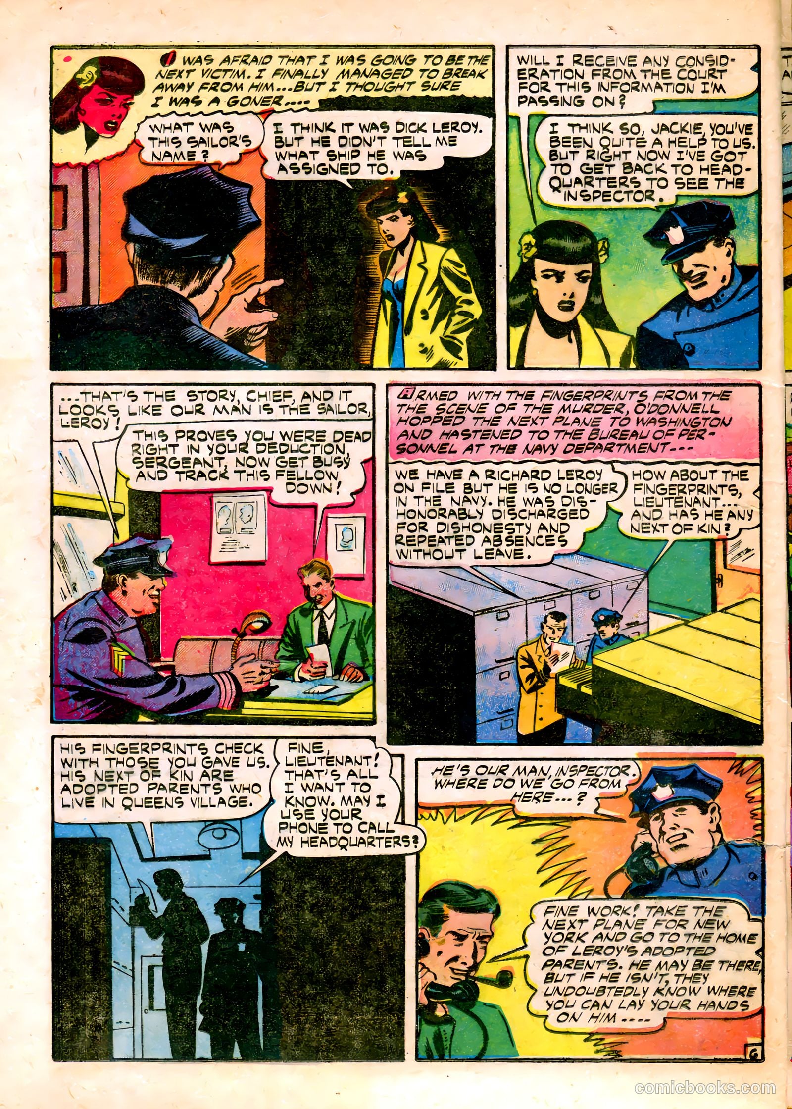 All-Famous Crime #9 (1951) — page 28 of 37