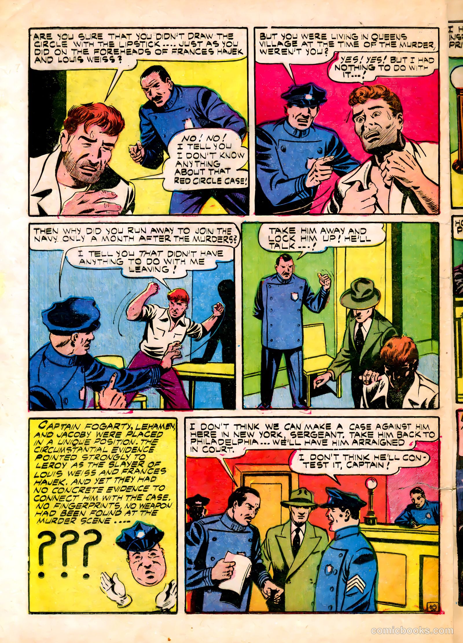 All-Famous Crime #9 (1951) — page 32 of 37