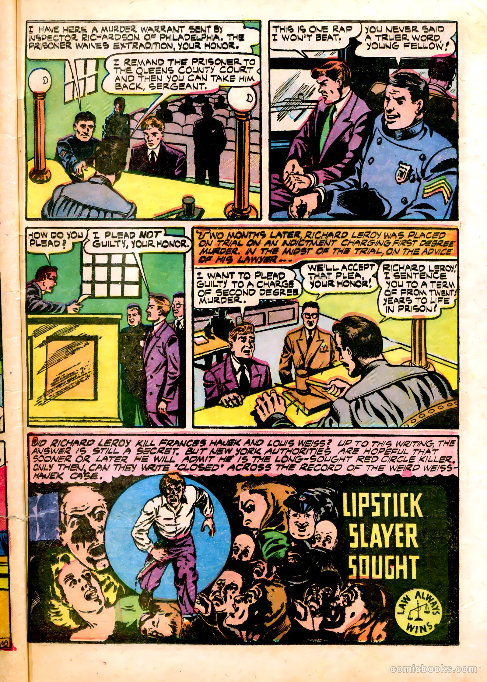 All-Famous Crime #9 (1951) — page 33 of 37