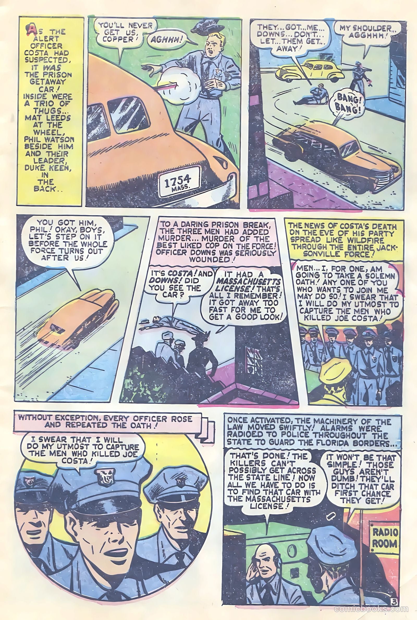 All-Famous Police Cases #10 (1953) — page 5 of 36